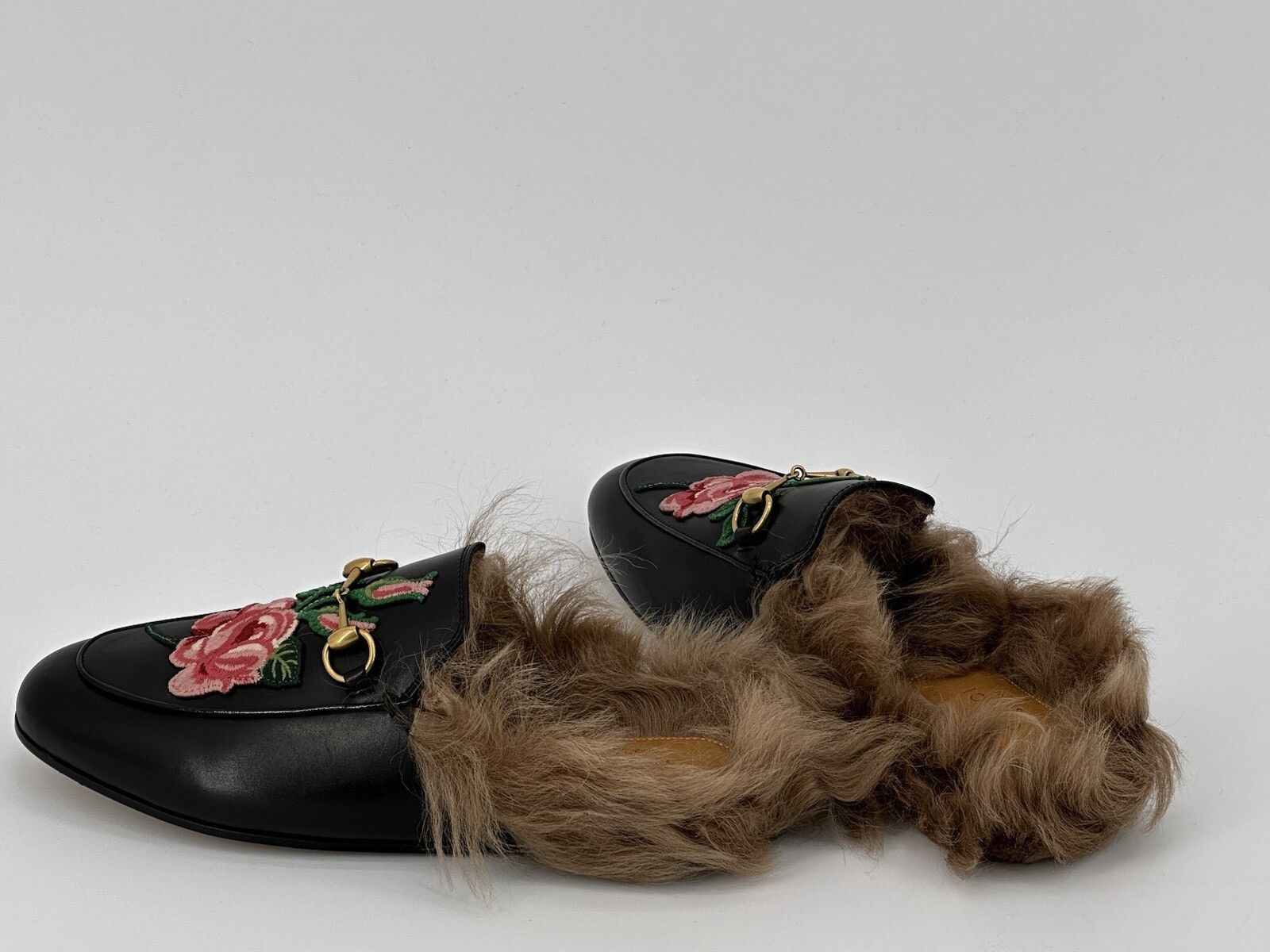 Gucci Size-IT-37/US-7 New Gucci Mules Princetown Woman's Size US 7 / IT 37 - 7 Thumbnail