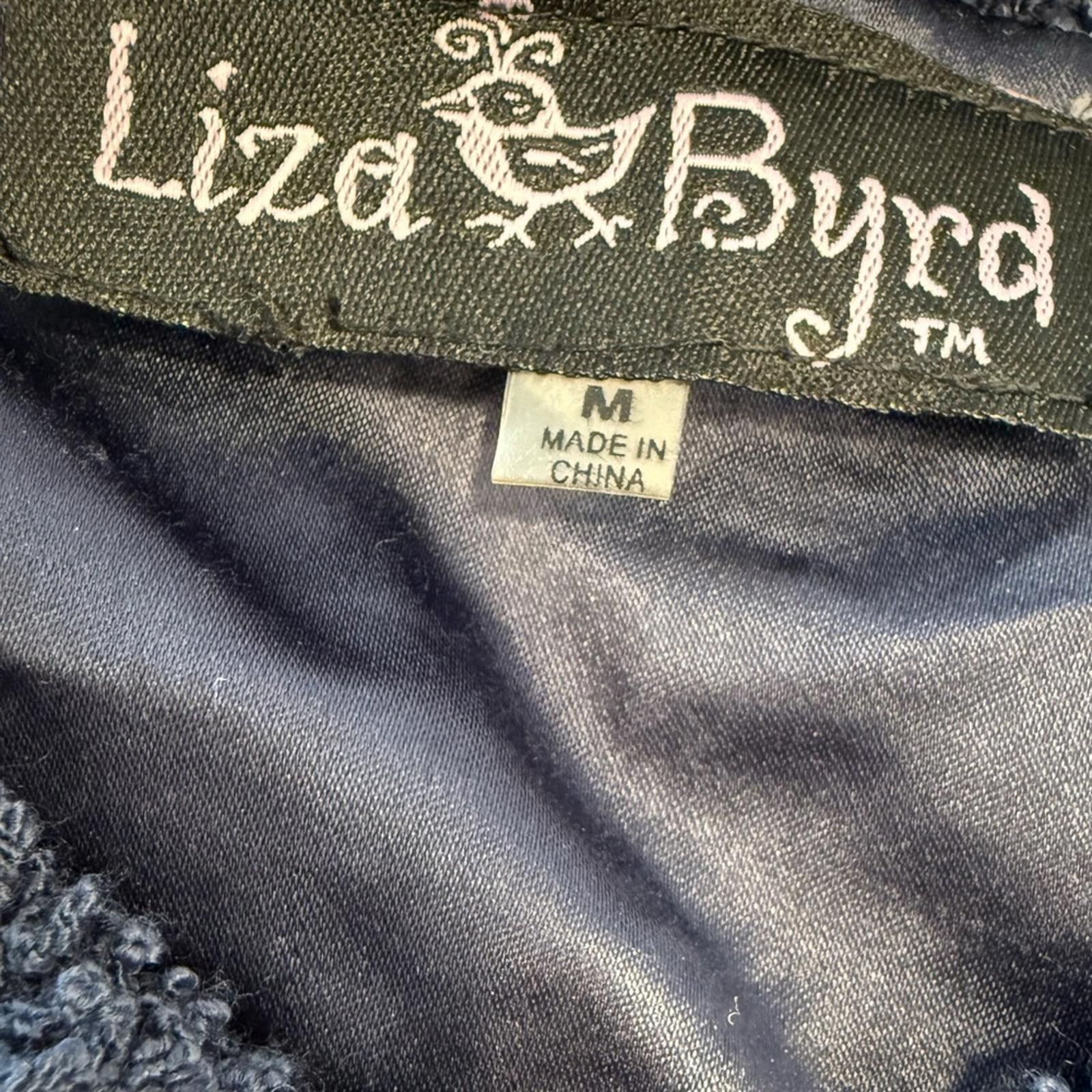 Other Liza Byrd collarless zippered ruffled blazer jacket SZ M Size M / US 6-8 / IT 42-44 - 7 Thumbnail