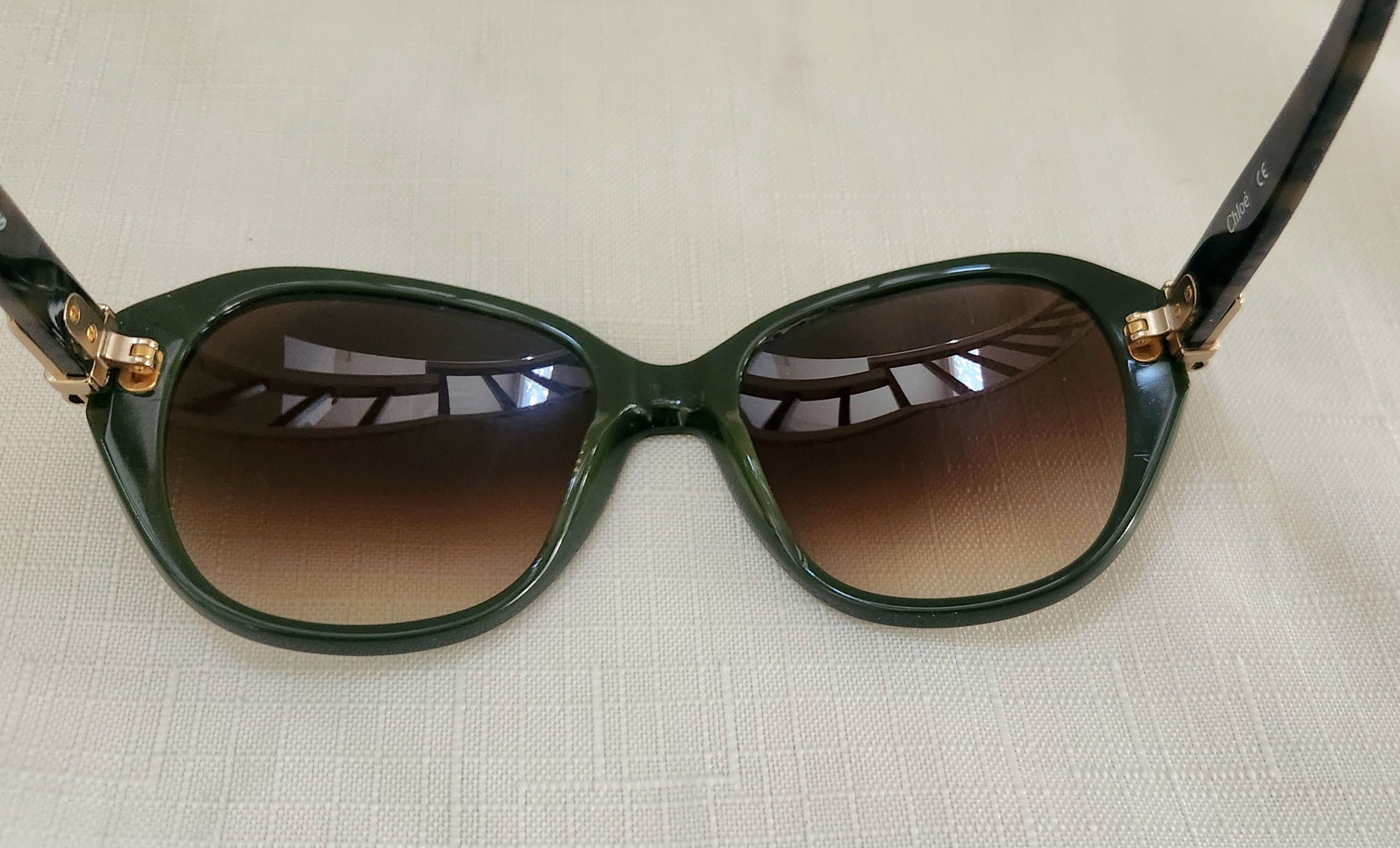 Chloe Chloe Green Brown Gradient Frame Sunglasses CL 2261 C04 140 Size ONE SIZE - 11 Thumbnail