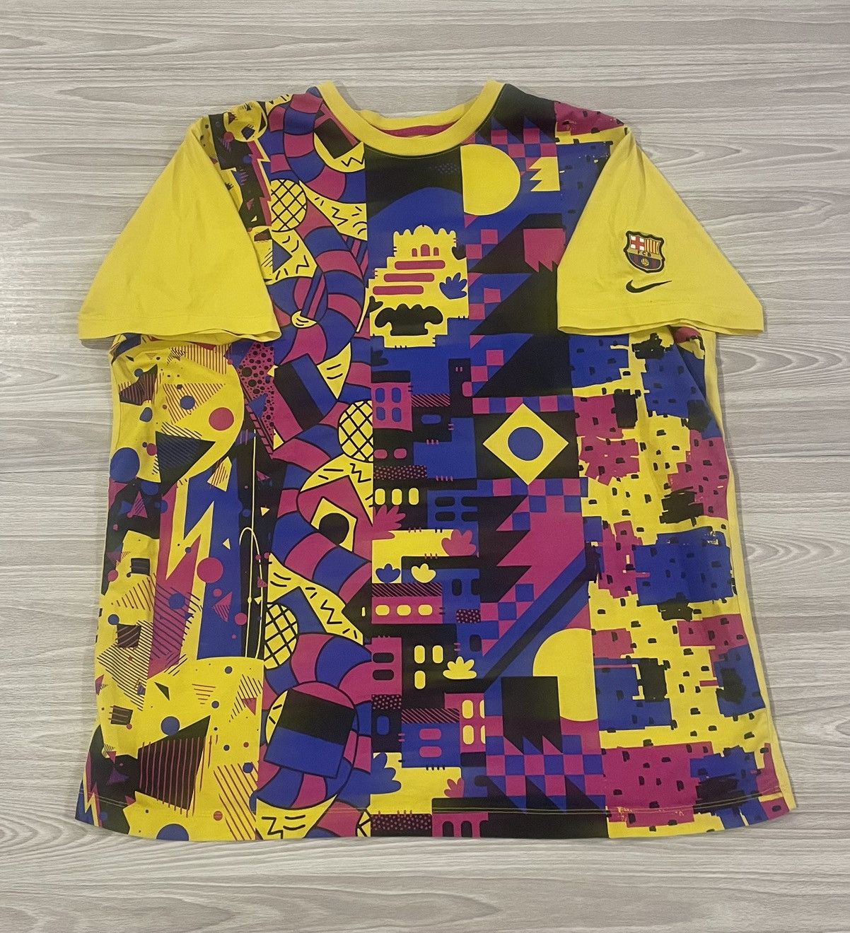 Nike Nike Barcelona FC Futbol Soccer T-Shirt AOP La Liga Men’s XL Size US XL / EU 56 / 4 - 1 Thumbnail