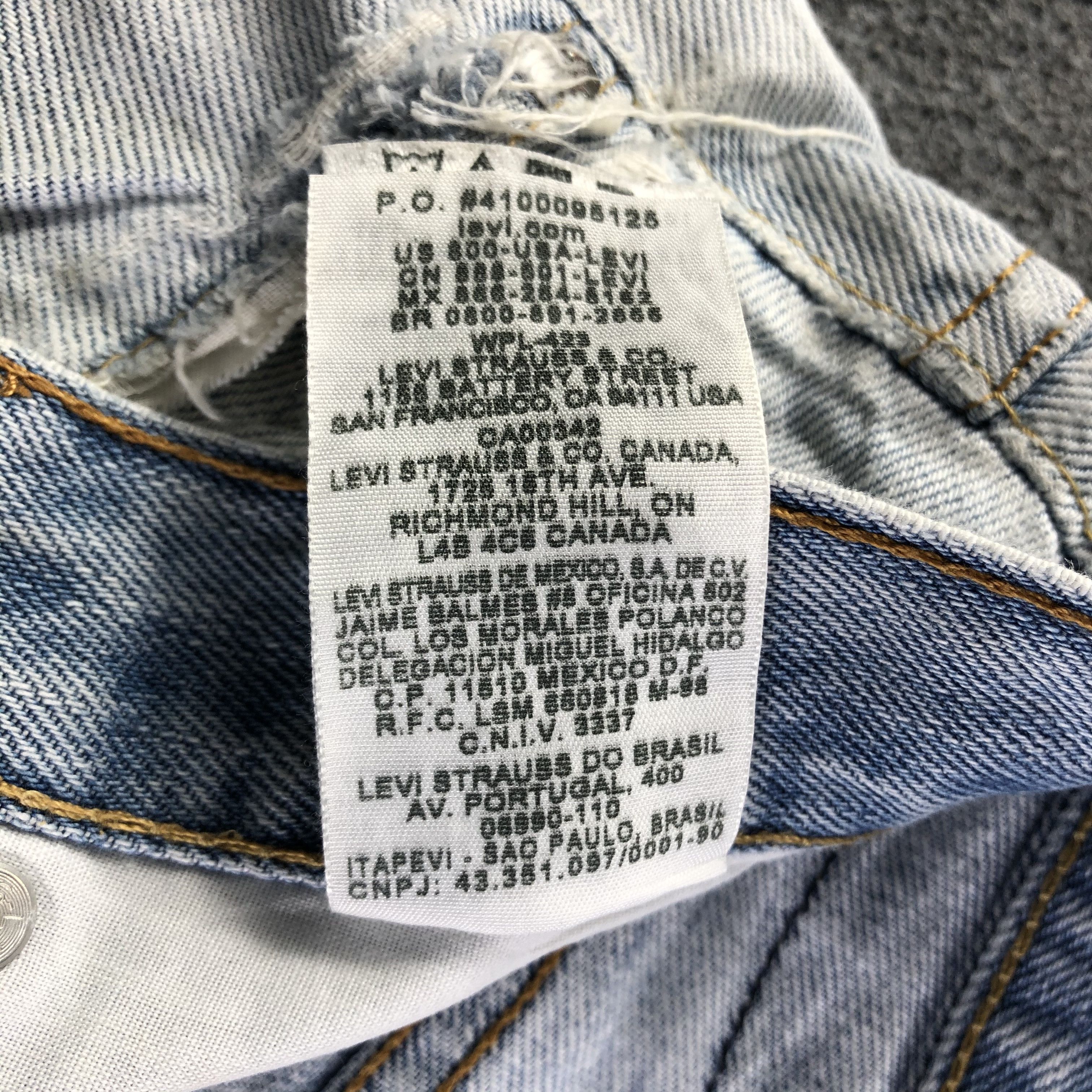 Levi's Vintage Light Wash Levis 550 Jeans-J3790 Size US 34 / EU 50 - 13 Thumbnail