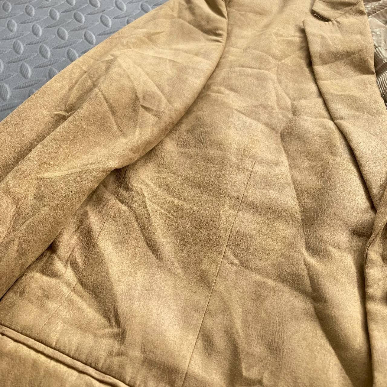 Andrew Fezza Vintage Microsuede Blazer Size 40S - 7 Thumbnail