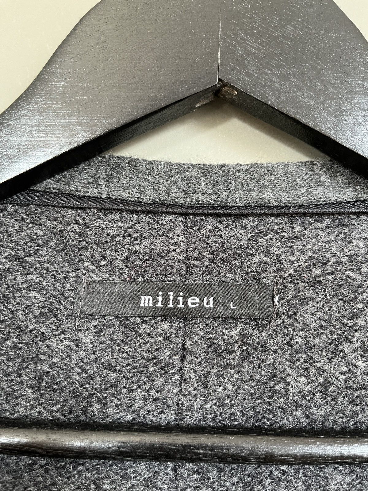 Other Milieu Norwegian Avant Garde Heavy Deconstructed Wool Coat Size US L / EU 52-54 / 3 - 8 Thumbnail