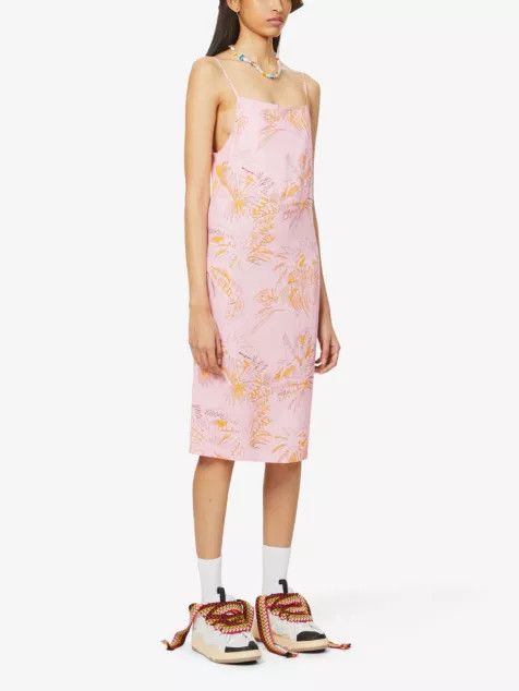 Palm Angels o1y1125 Midi Dress in Multicolor Size S / US 4 / IT 40 - 2 Thumbnail