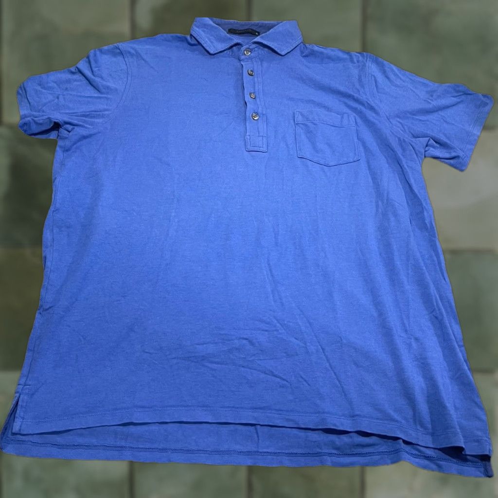 Vintage Greyson Polo Shirt Mens XL Blue Pocket Logo Golf Casual Size US XL / EU 56 / 4 - 1 Thumbnail