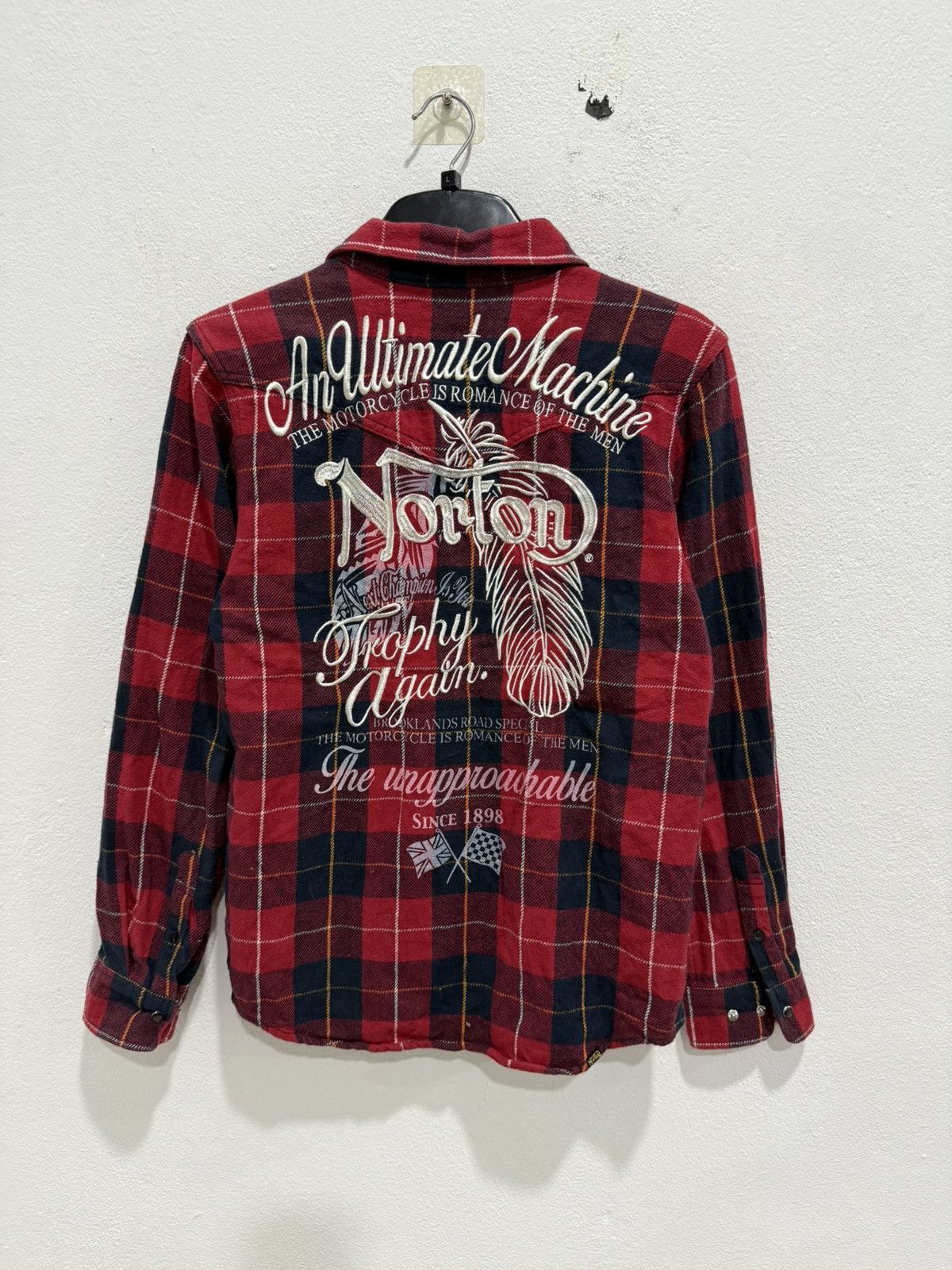 Norton Norton Motorcycle An Ultimate Machine Embroidery Shirt Size US M / EU 48-50 / 2 - 5 Thumbnail