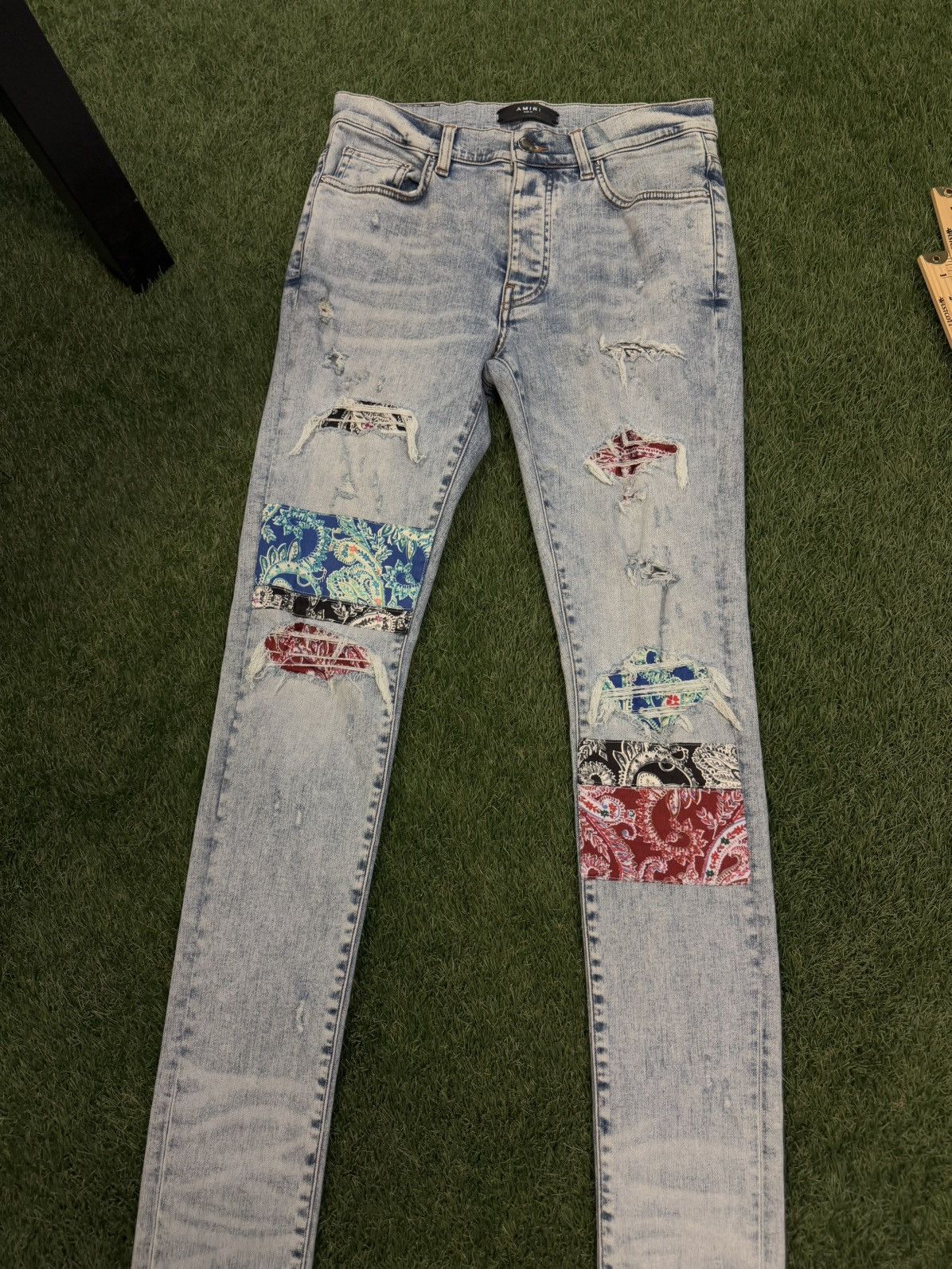 Amiri Amiri Jeans Colorful Patch Pants Size 31 Clean Condition 🧼 Size US 31 - 4 Thumbnail
