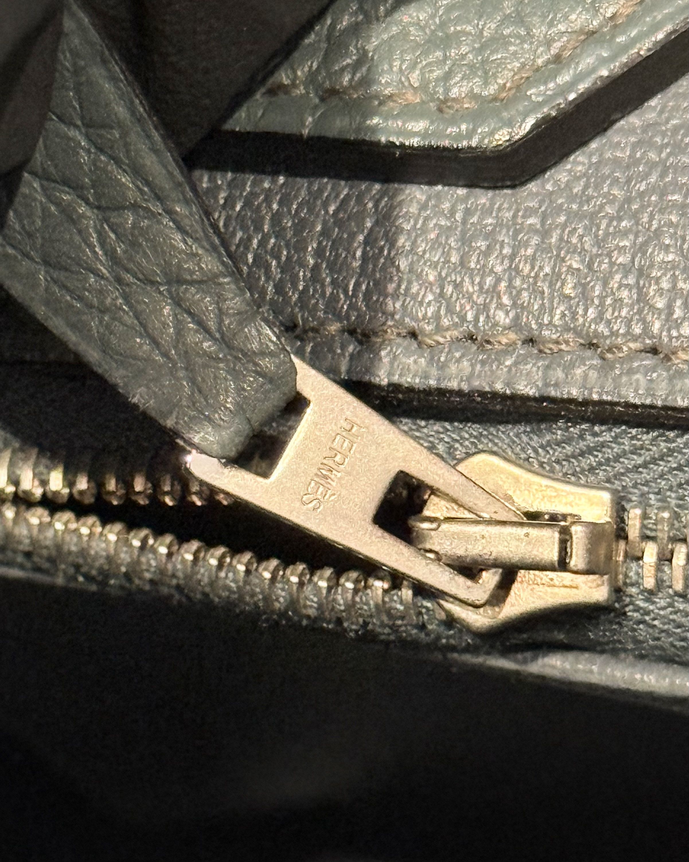 Hermes Hermes Bleu Orage Togo Birkin 40 Size ONE SIZE - 12 Thumbnail