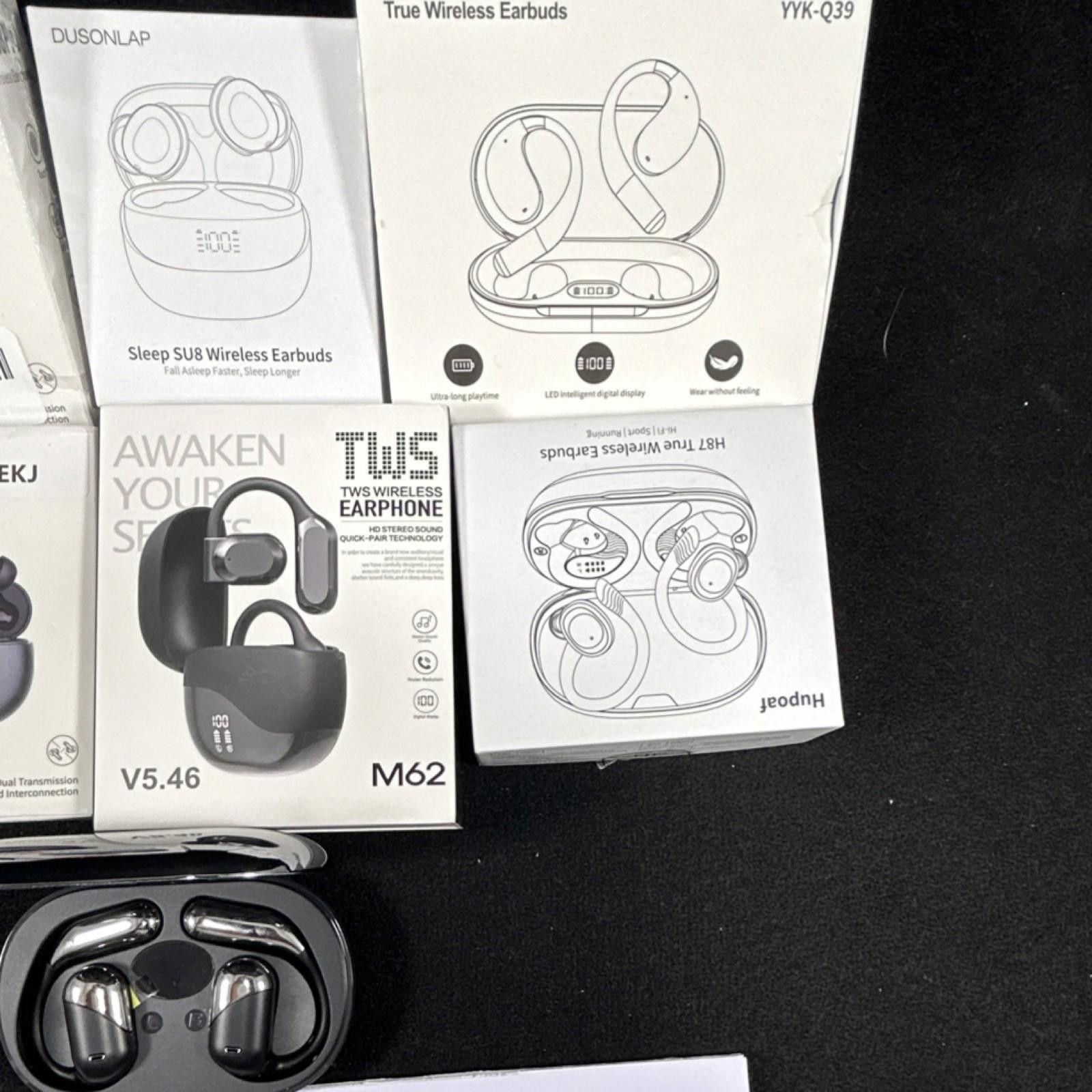 Other VEKJ, DUOSNLAP, HUPOOT, TEORA Bluetooth Wireless Earbuds Noi Size ONE SIZE - 2 Thumbnail
