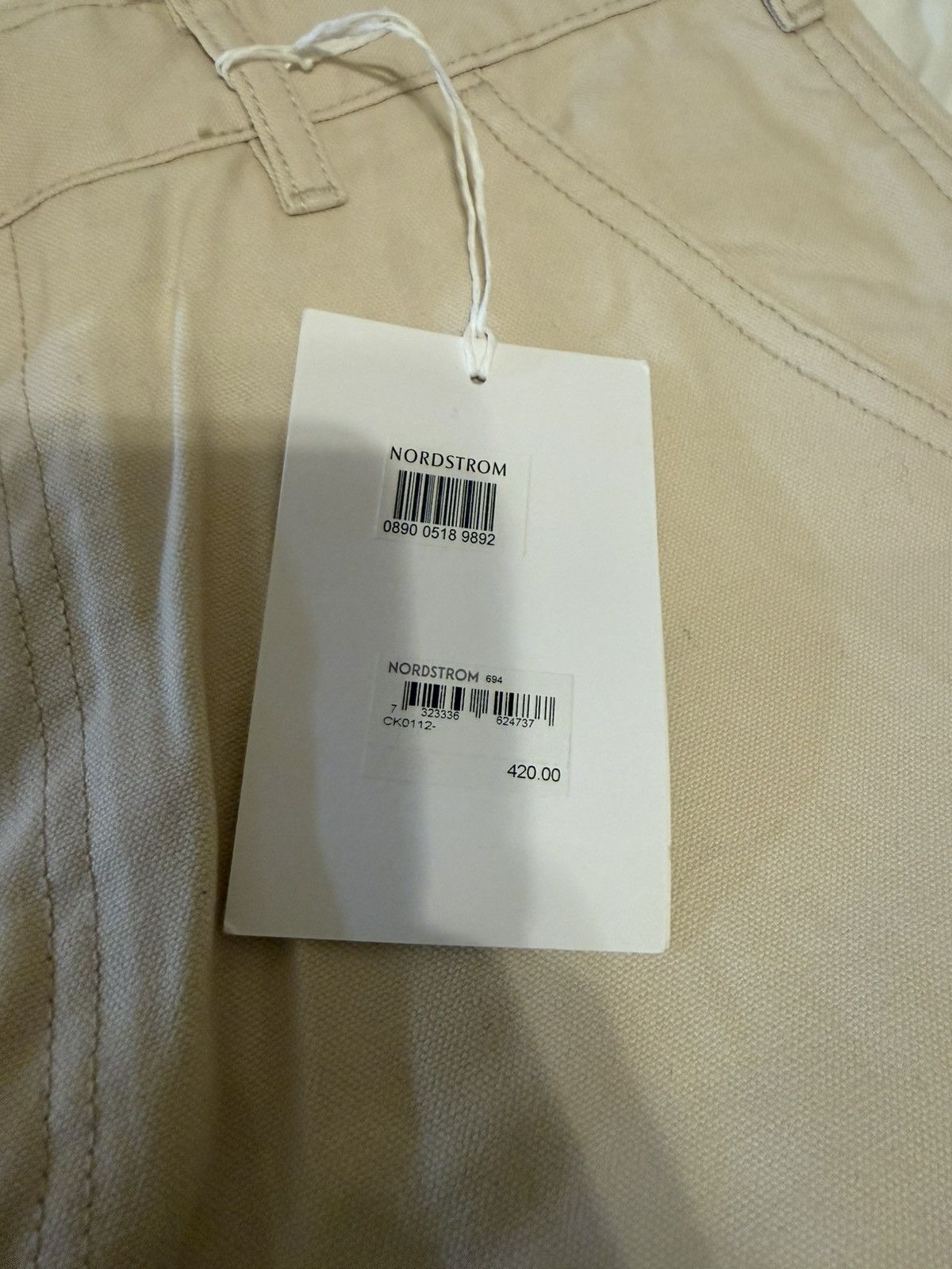 Acne Studios Acne Studios Paneled Cotton Canvas Trousers Size US 32 / EU 48 - 5 Thumbnail
