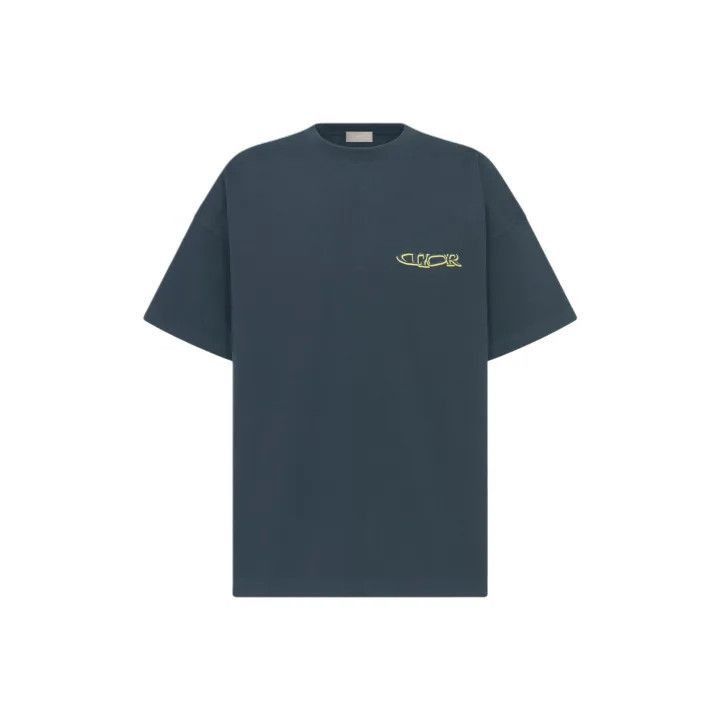 Dior Dior Dior Lewis Hamilton Logo Embroidered Tee 0079-2507 Size US L / EU 52-54 / 3 - 1 Thumbnail