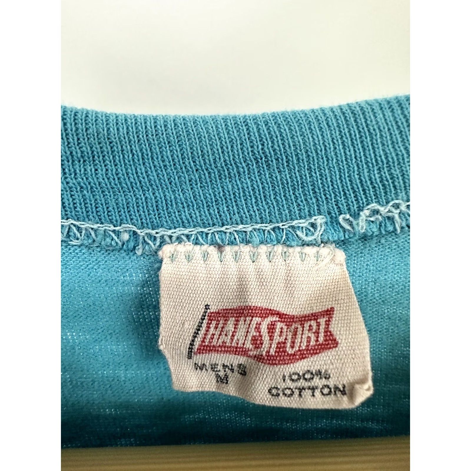 Hanes Hanes VTG 60s Beer Promo Short Sleeve T-Shirt Size M Teal Mens Size US M / EU 48-50 / 2 - 3 Thumbnail