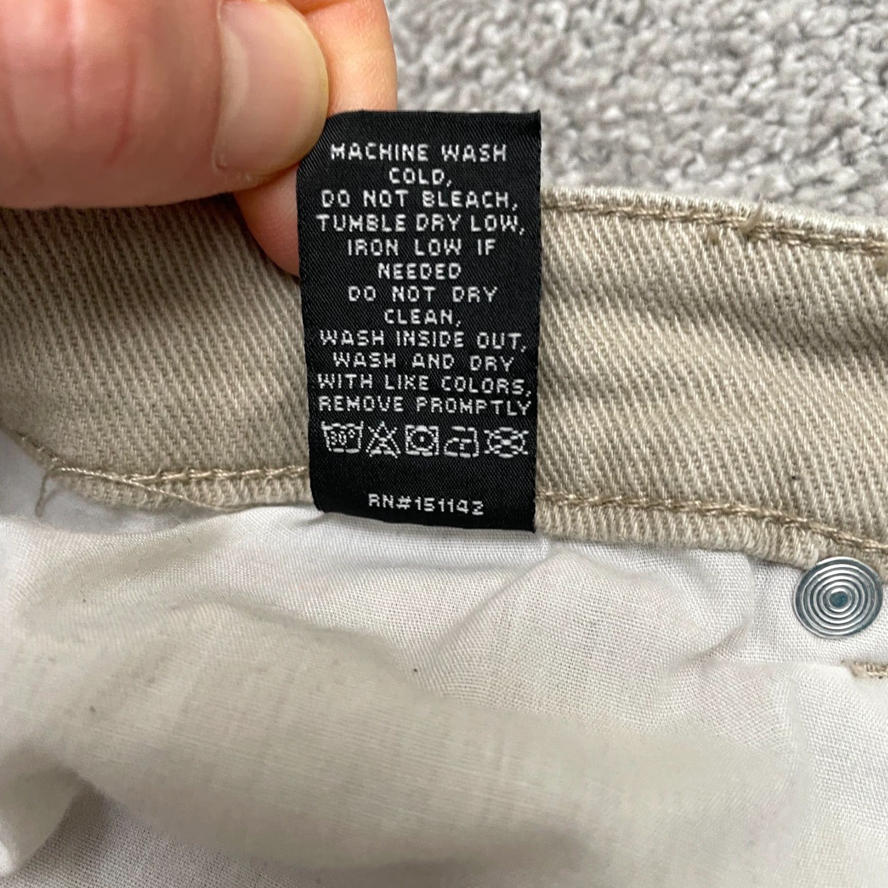 Denime Nova Jeans Mens 38 Skinny Denim Mid Rise 5-Pocket Brown Khaki Cotton Blend Stretch Casual 32.5 Inseam Regular Rise City USA Designer NOVA Size US 38 / EU 54 - 7 Thumbnail