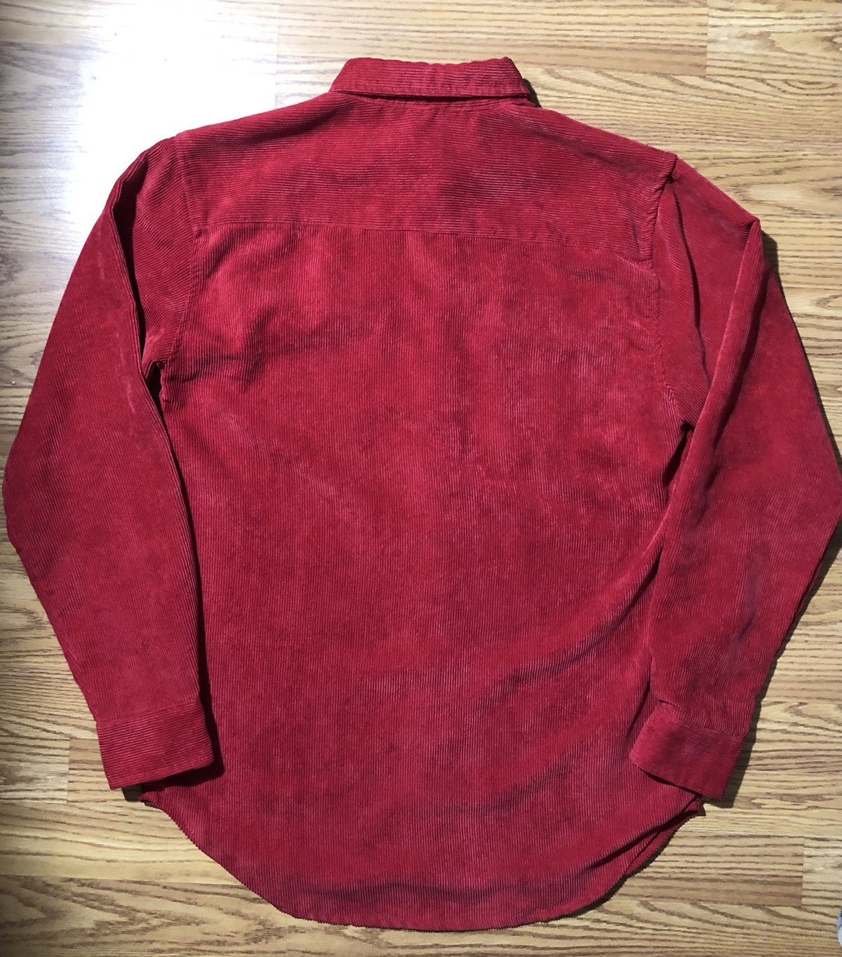 Sugar Cane × Vintage Vintage Sugar Cane Toyo Large Red Corduroy Button Up Shirt Size US L / EU 52-54 / 3 - 11 Thumbnail
