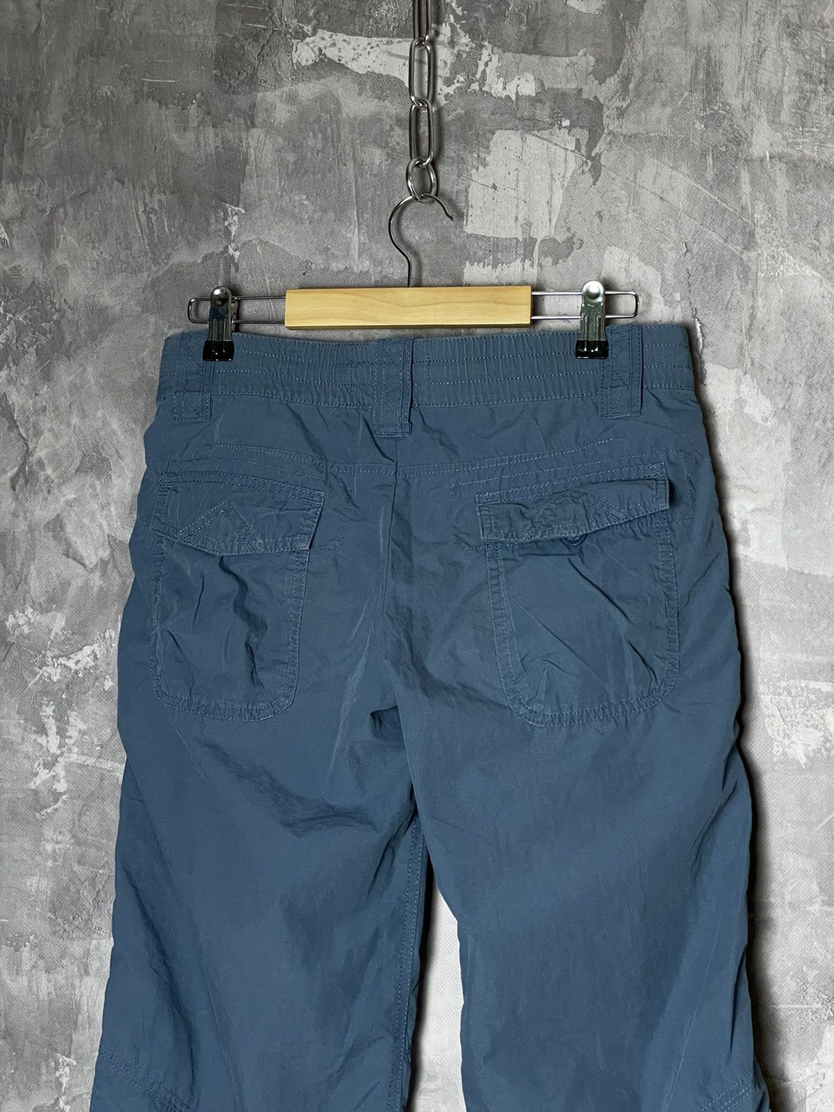 Nike × Vintage Vintage Nike Y2K Cargo Baggy Parachute Pants Size 34" / US 12 / IT 48 - 9 Thumbnail
