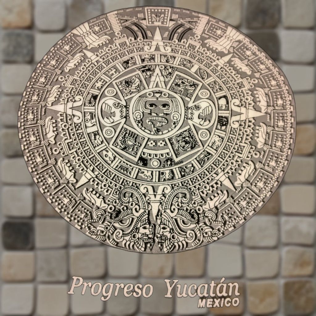 Vintage VINTAGE Yazbek Mexico T-Shirt Men 3XL Black Mayan Calendar Aztec Travel Tourist Size US XXL / EU 58 / 5 - 1 Thumbnail