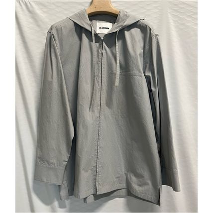 Jil Sander o1loc1c1124 Hooded Blouson in Grey Size US L / EU 52-54 / 3 - 1 Thumbnail