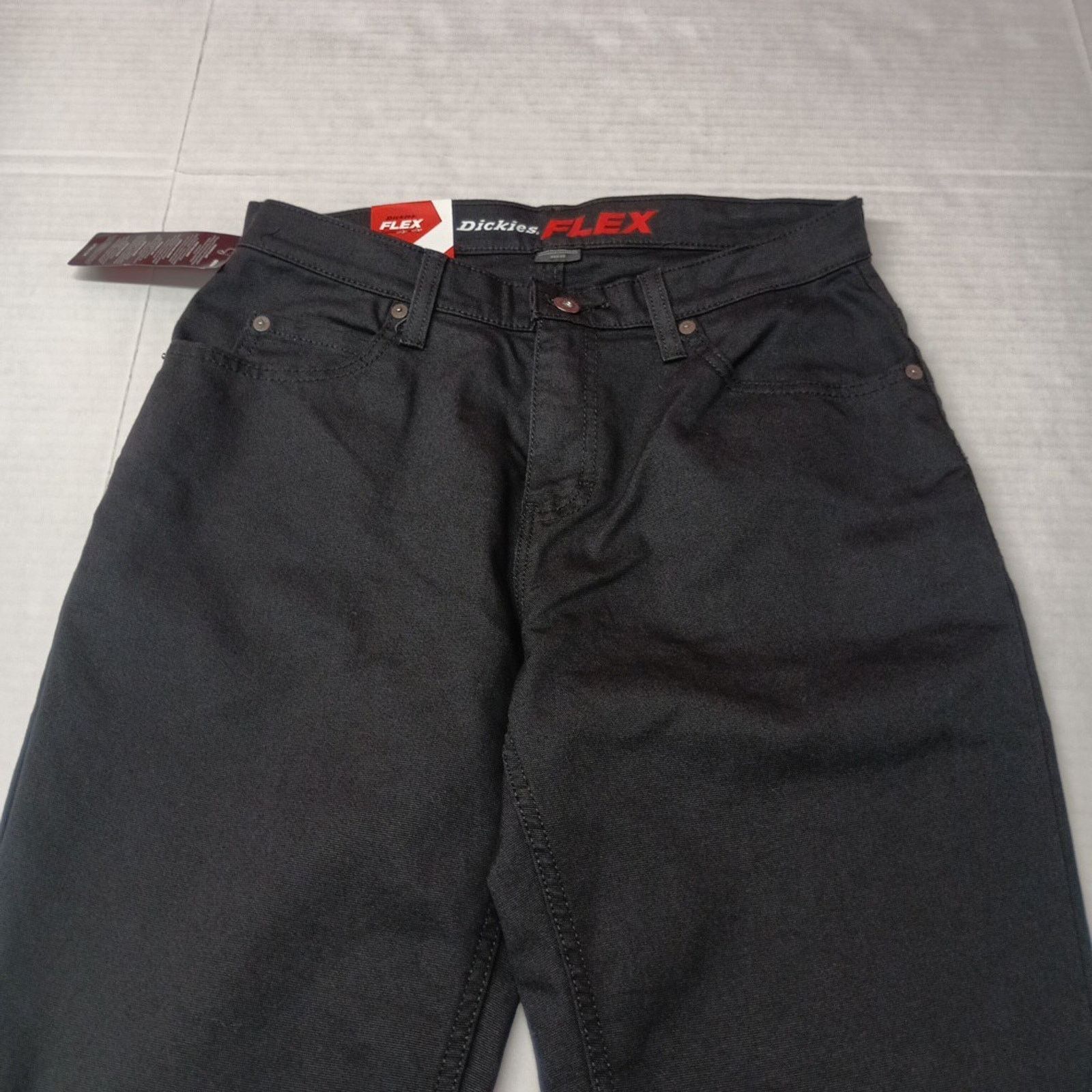 Dickies Dickies Flex 2X Stronger Pants Men's 30x30 Black Regular Fit Size US 30 / EU 46 - 4 Thumbnail