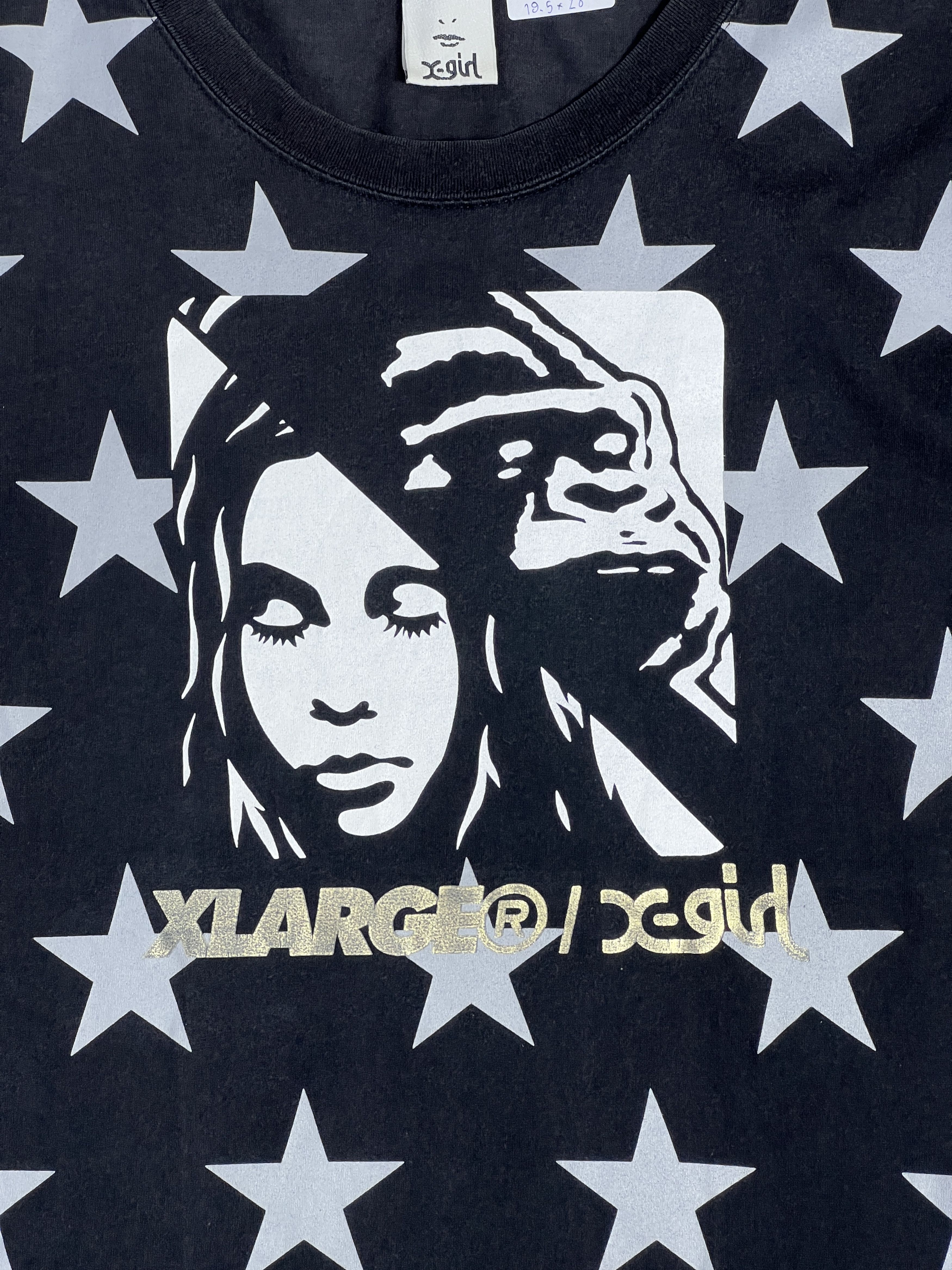 X-Girl X-Girl / XLARGE Graphic star printed t shirt (OSFA) GTME268 Size ONE SIZE - 2 Thumbnail