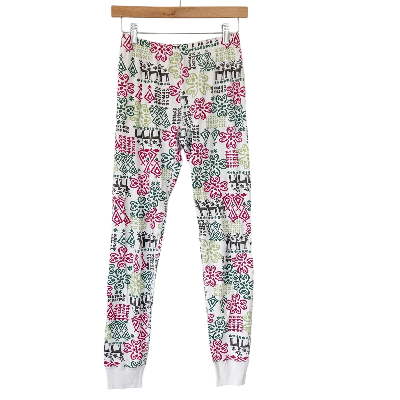 Other Hanna Andersson Organic Cotton Printed Christmas Pajamas S Size ONE SIZE - 4 Thumbnail