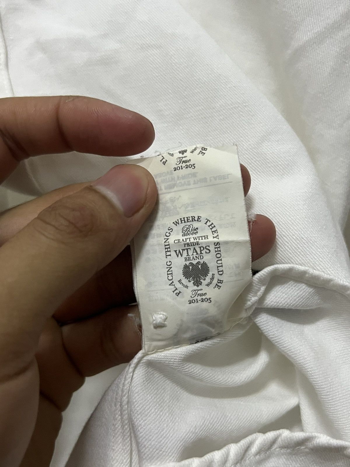 Wtaps WTAPS White Long Sleeve Button Up Shirt Size US M / EU 48-50 / 2 - 11 Thumbnail