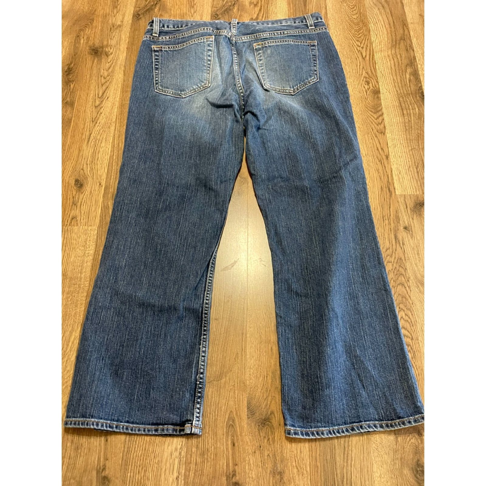 Gap Gap Jeans Womens Size 16 Blue Denim Low Rise Cropped Pockets Size 38" / US 16 / IT 52 - 2 Thumbnail