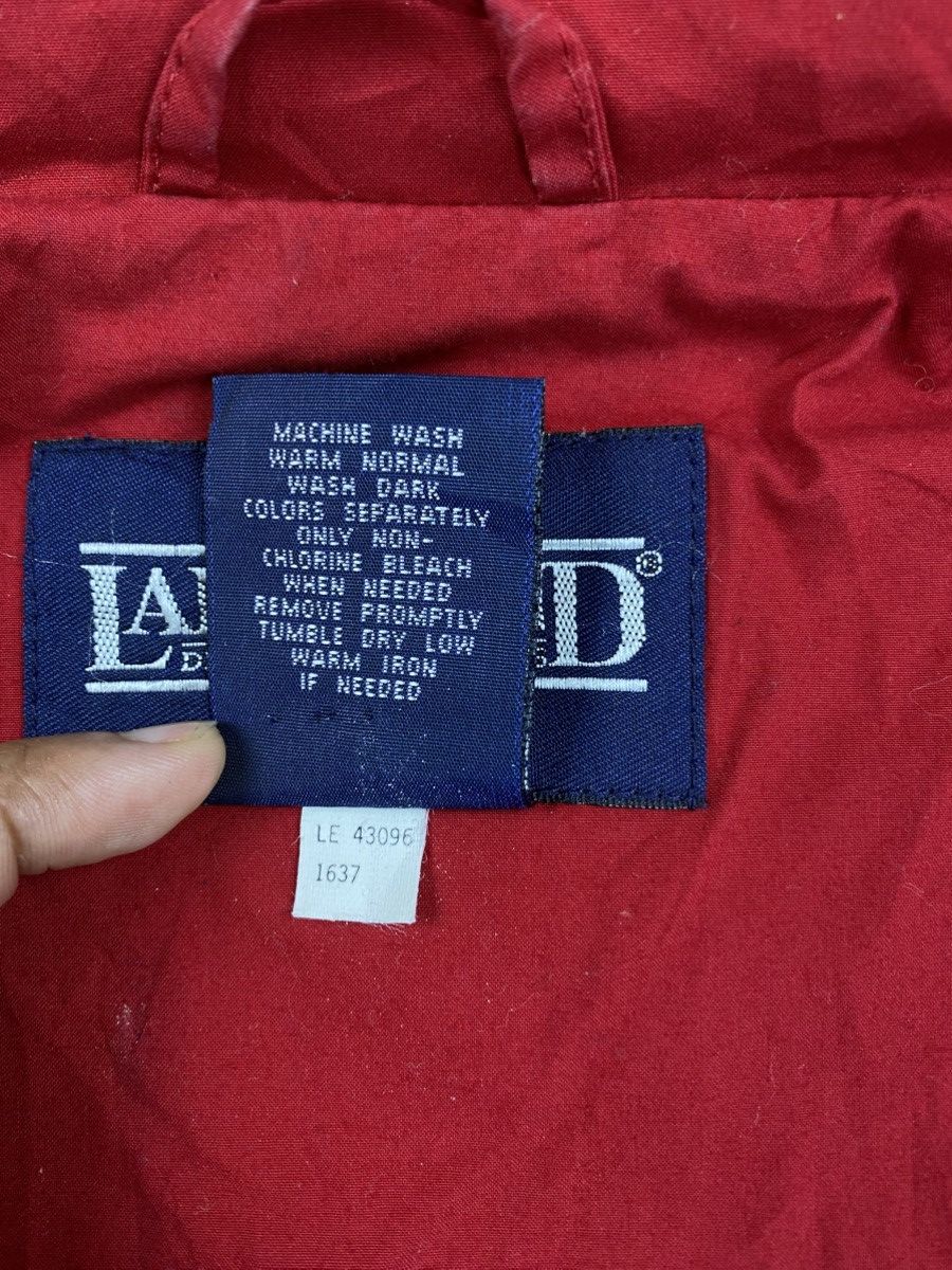 Lands' End Vintage Lands’ End Red Cotton Zipper Jacket Size US M / EU 48-50 / 2 - 10 Thumbnail