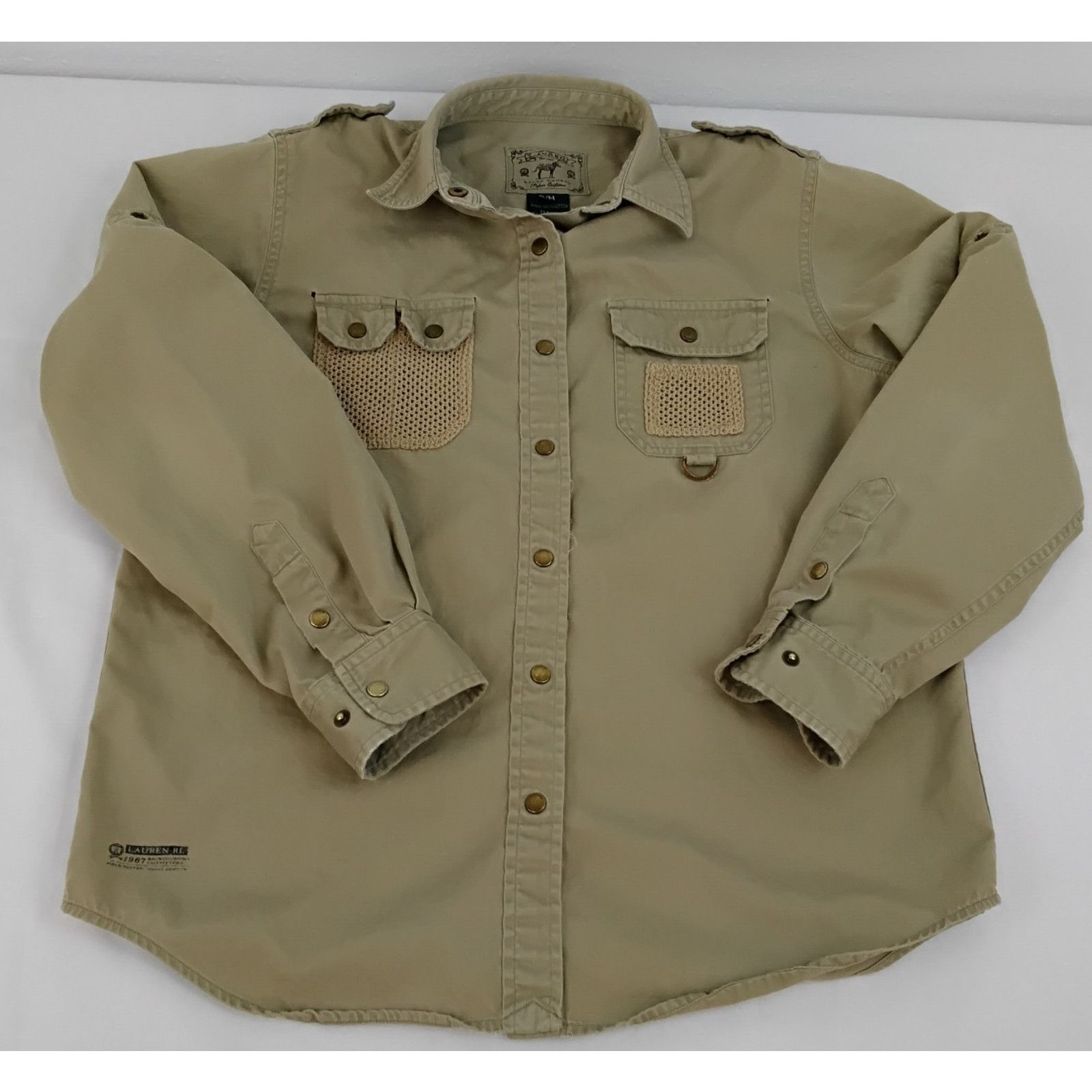 Lauren Ralph Lauren Ralph Lauren Safari Shirt Women's M 1990s Stress Hole Size M / US 6-8 / IT 42-44 - 4 Thumbnail