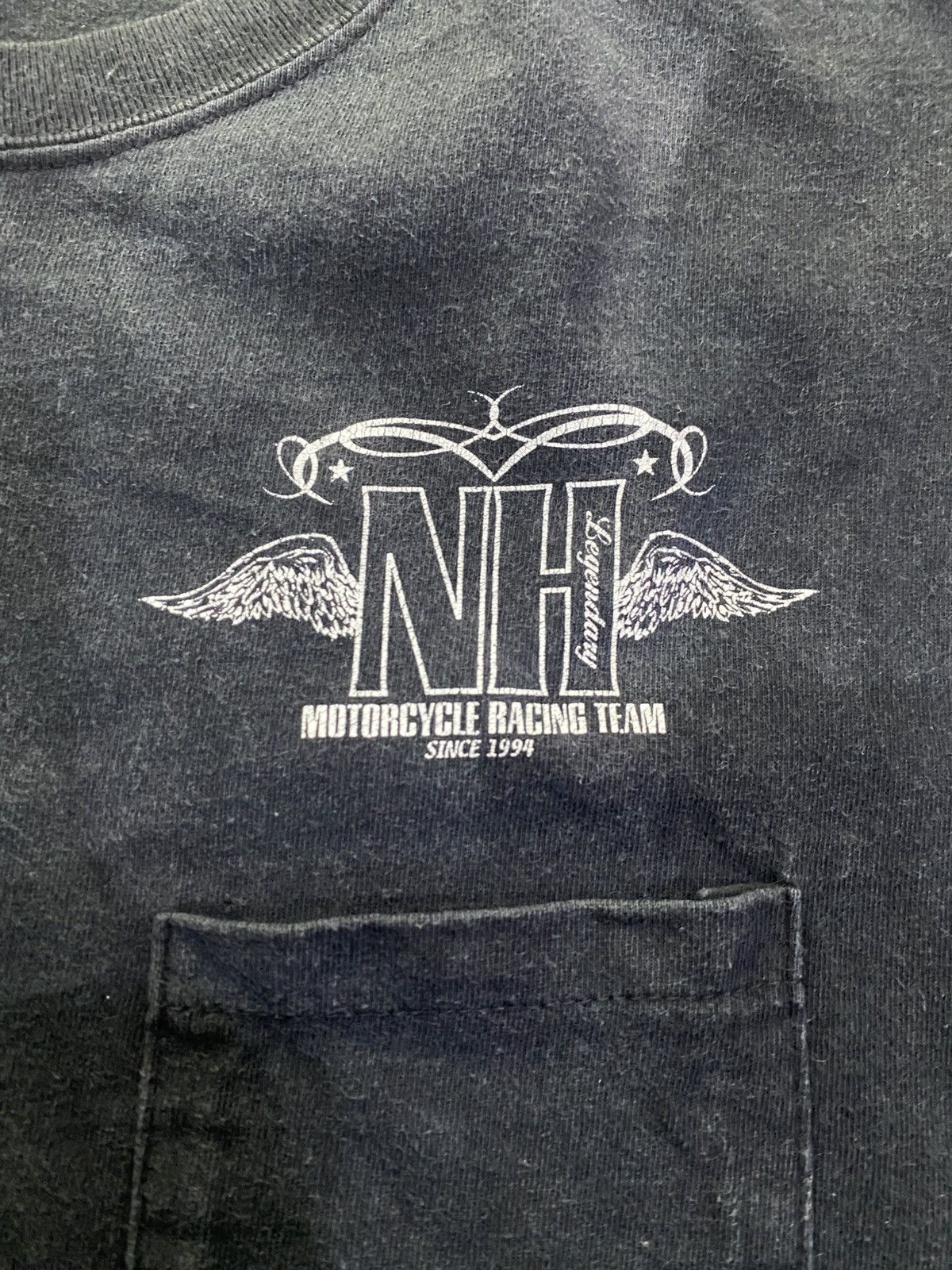 Japanese Brand × Neighborhood × Vintage Vintage NH Motorcycle Racing Team tshirt Size US M / EU 48-50 / 2 - 3 Thumbnail