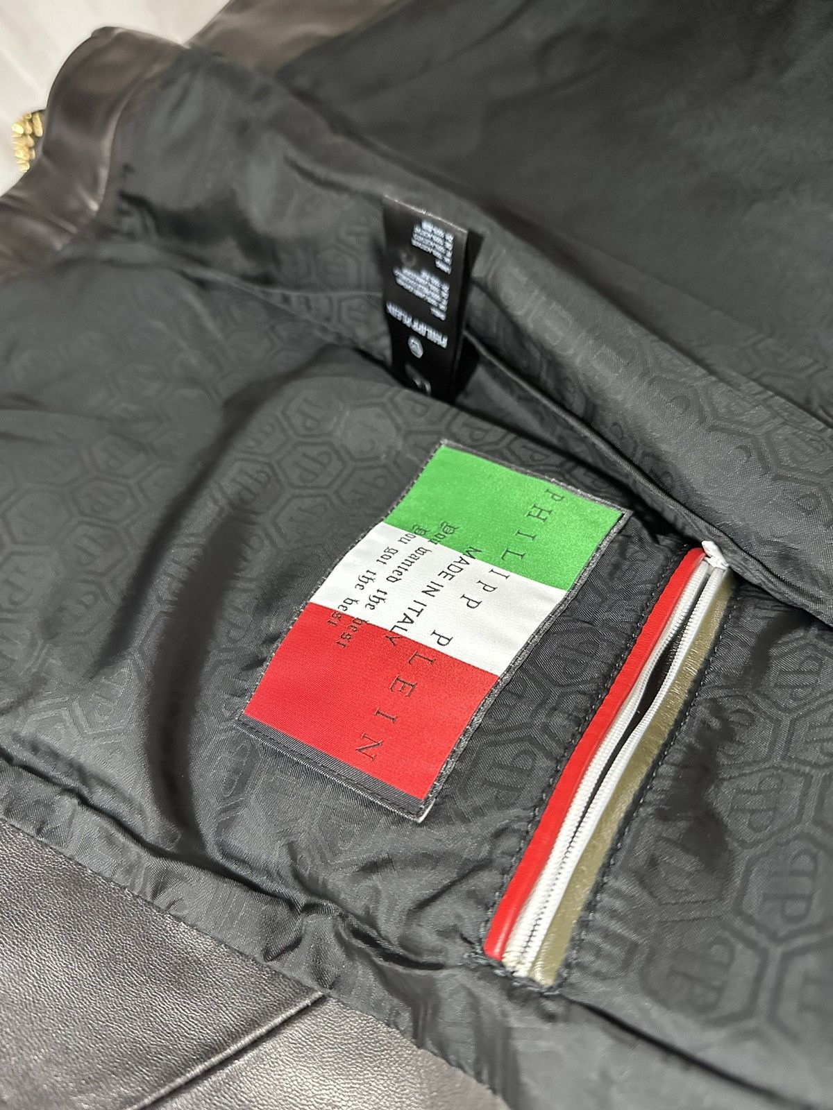 Philipp Plein Philipp Plein Leather Jacket Size US L / EU 52-54 / 3 - 18 Thumbnail