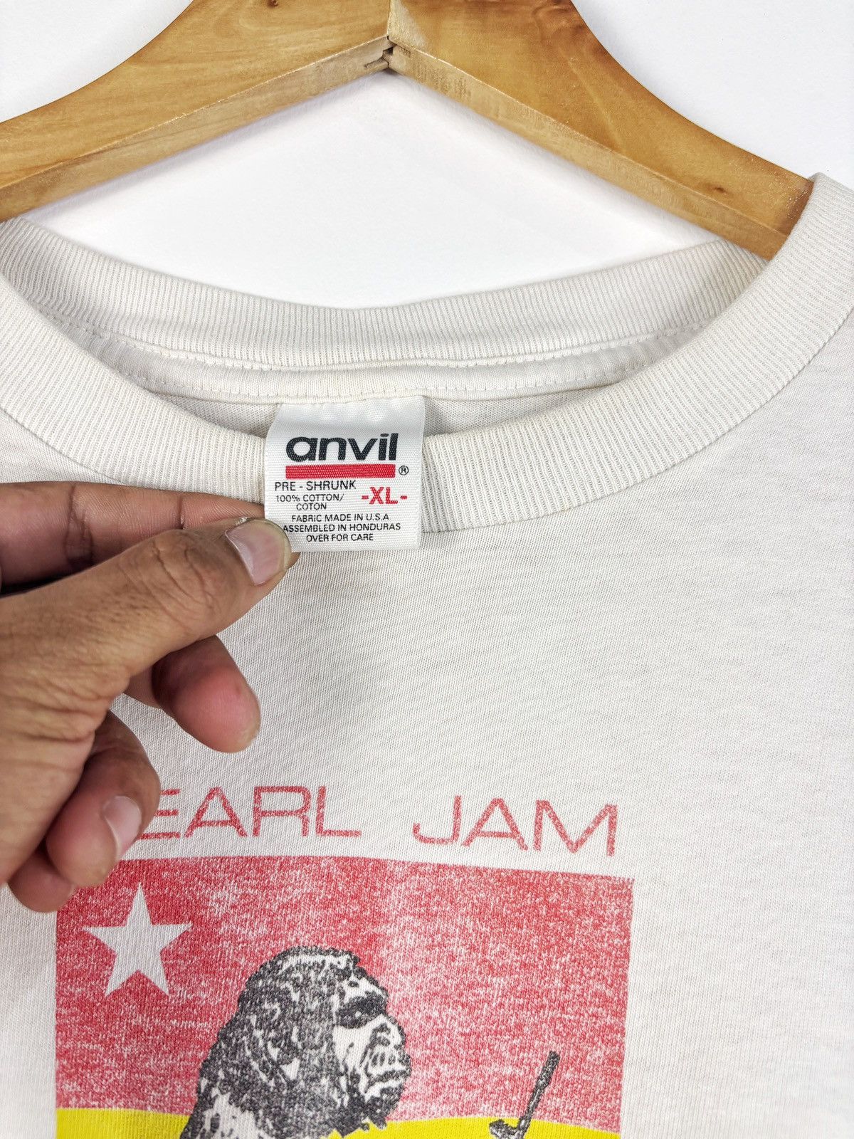 Band Tees Vintage 1998 Pearl jam Evolution Size US XL / EU 56 / 4 - 7 Thumbnail