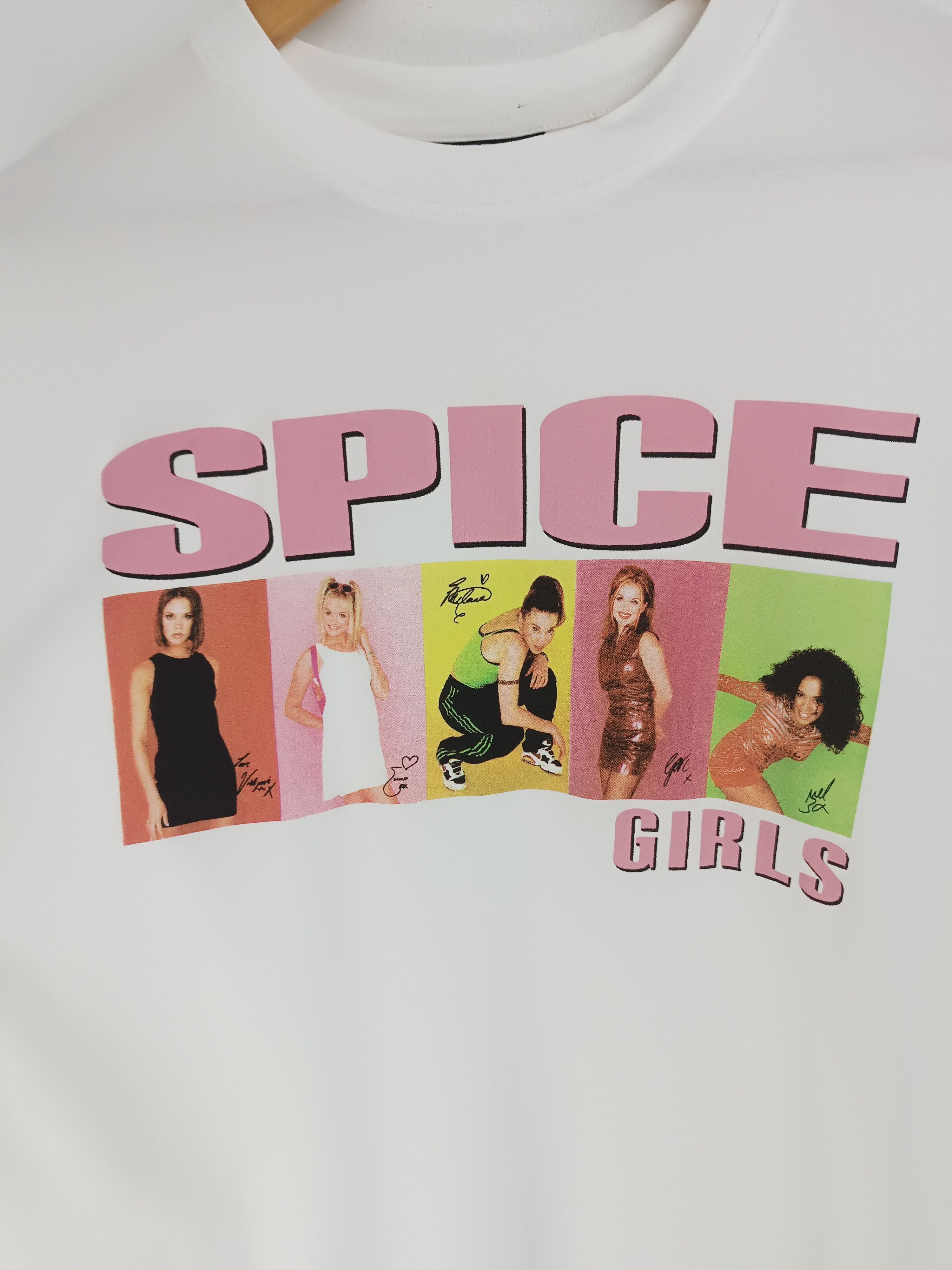 Rap Tees VINTAGE SPICE GIRLS LINE UP TEE BLUR OASIS BACKSTREET NSYNC Size US M / EU 48-50 / 2 - 9 Thumbnail