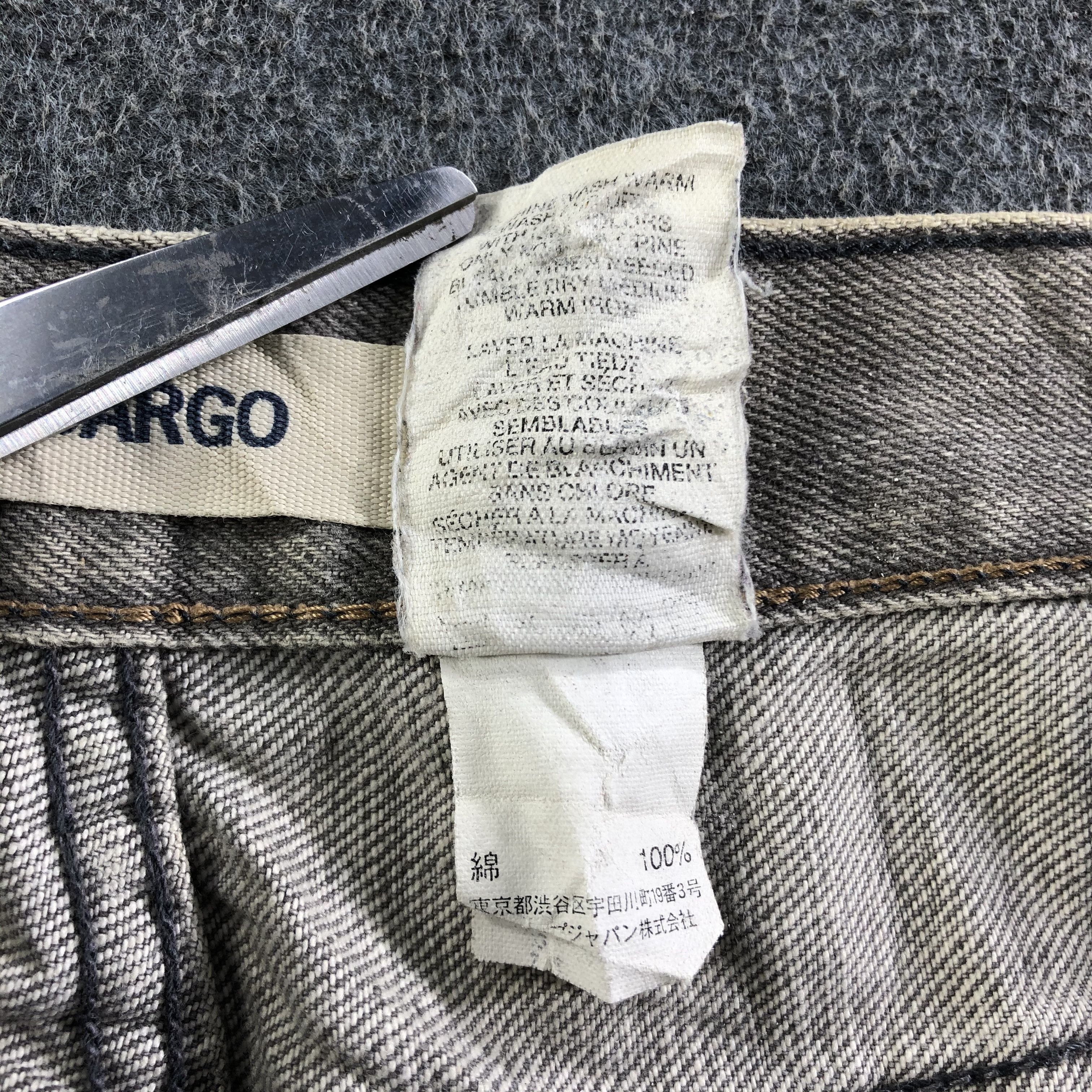 Gap × Vintage Vintage Distress Gap Cargo Jeans-J3747 Size US 33 - 10 Thumbnail