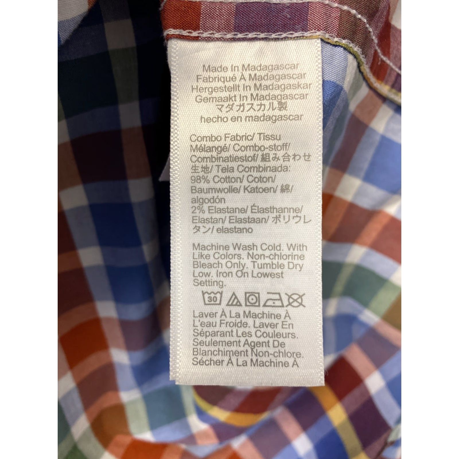 J.Crew J.CREW Button-Down Shirt Men Medium Multicolor Flex Wash Button Up Long Sleeve Cotton Nylon Polyester Cotton Blend Colorful Size US M / EU 48-50 / 2 - 8 Thumbnail