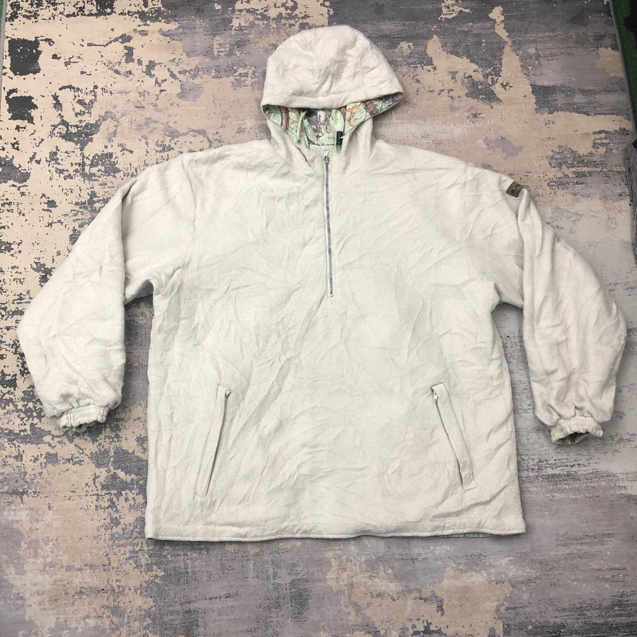Japanese Brand Y661 SUNSHINE REVERSIBLE PULLOVER FLEECE JACKETS Size US XL / EU 56 / 4 - 8 Thumbnail