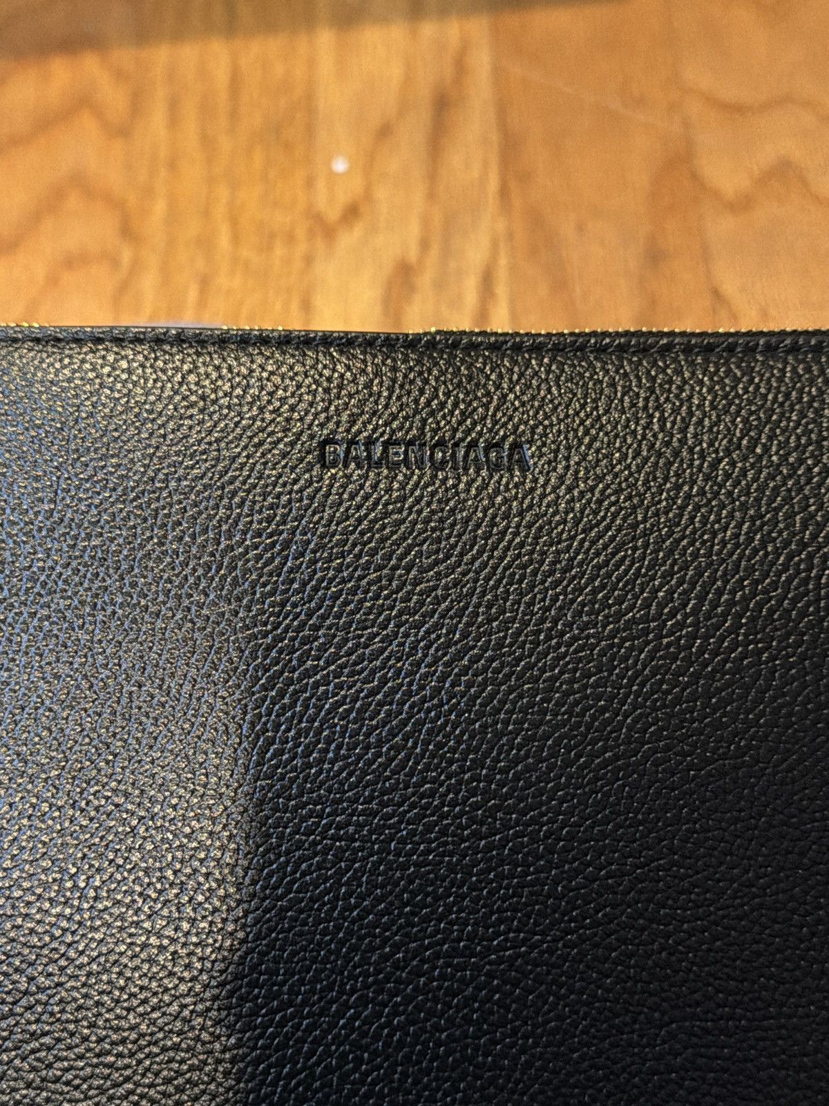 Balenciaga Balenciaga black leather large pouch Size ONE SIZE - 3 Thumbnail