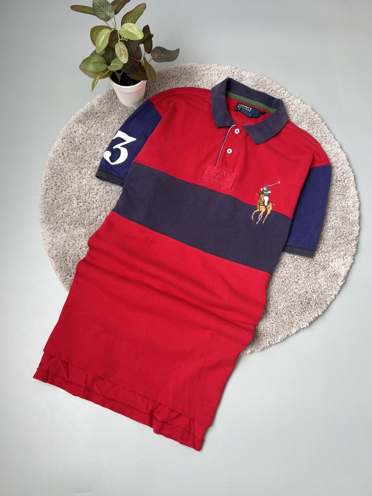Polo Ralph Lauren × Vintage Vintage Polo Ralph Lauren Rugby T- Shirt Size US L / EU 52-54 / 3 - 2 Thumbnail