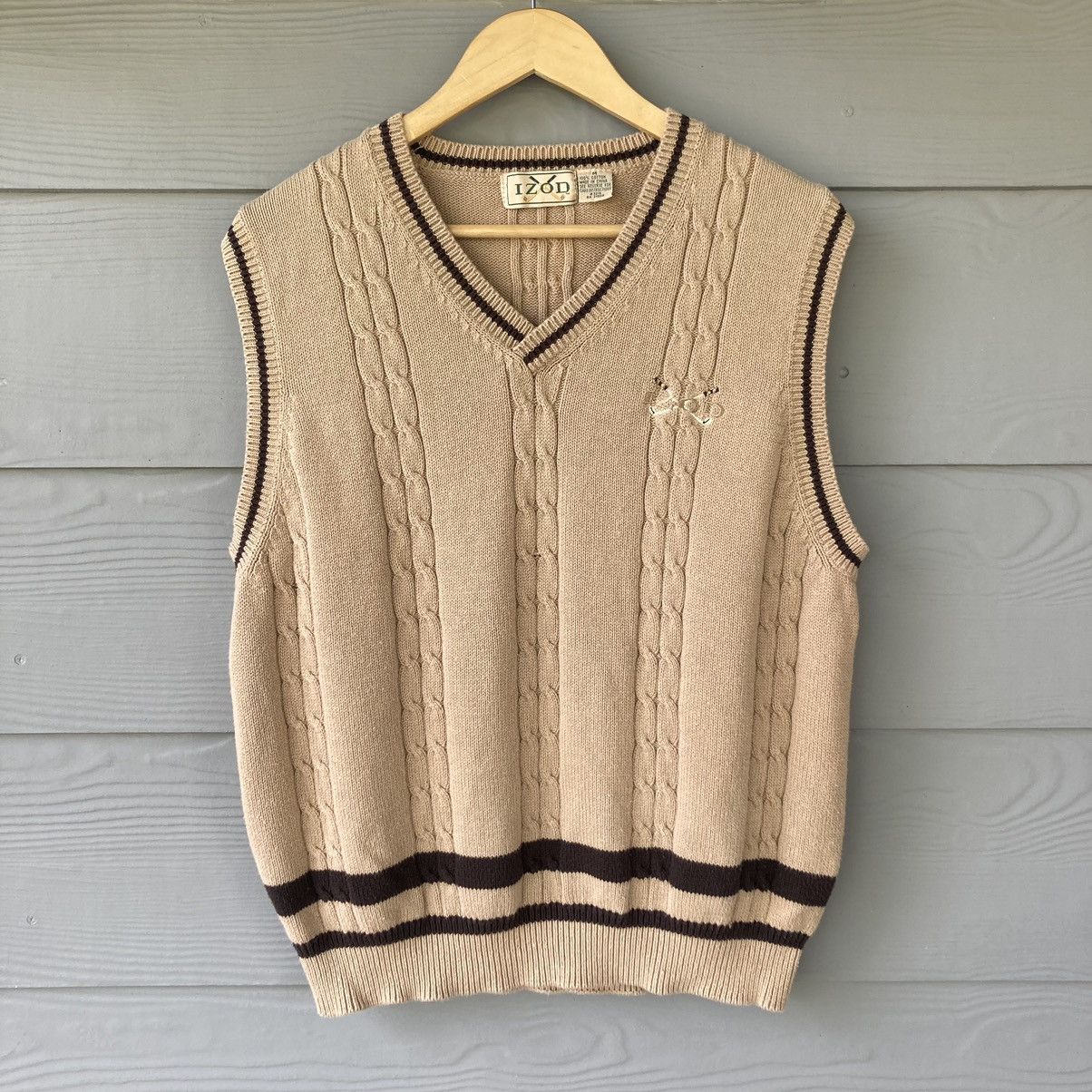 Izod × Vintage Vintage Izod Sweater Vest Size M Size M / US 6-8 / IT 42-44 - 1 Thumbnail