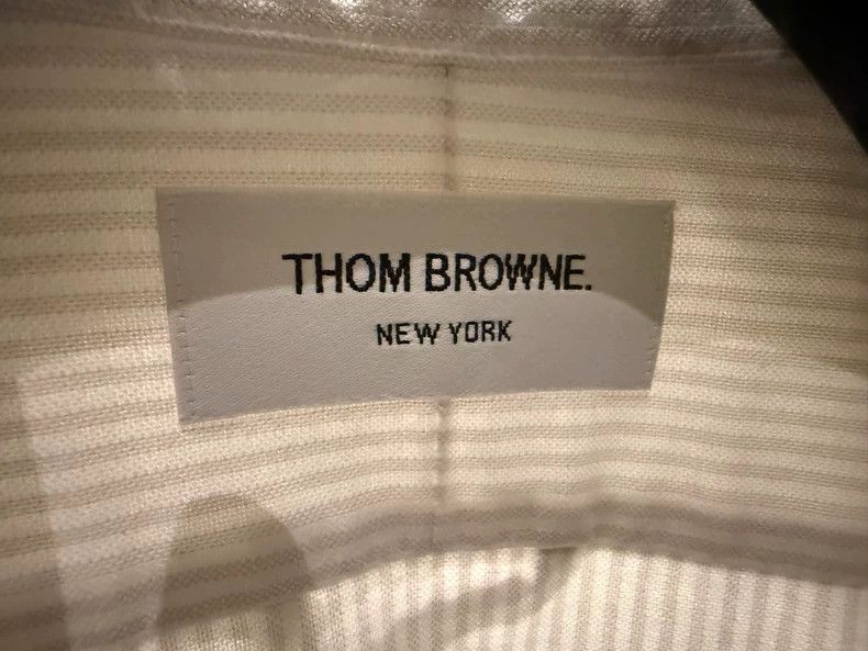 Thom Browne Thom Browne Rare butterfly collar four-bar shirt 2503-Next Size US XS / EU 42 / 0 - 4 Thumbnail