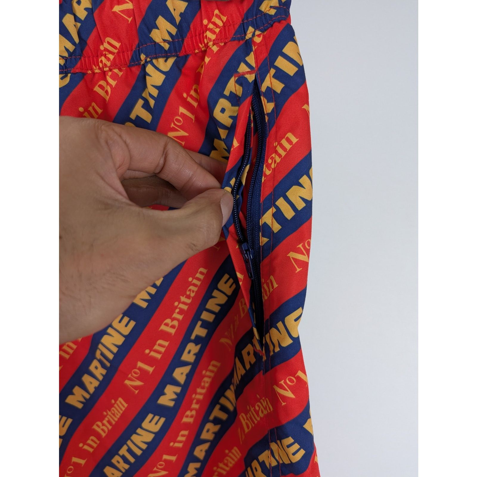 Martine Rose o1rshd1 Men's Shorts in Red/Blue Size US 30 / EU 46 - 5 Thumbnail