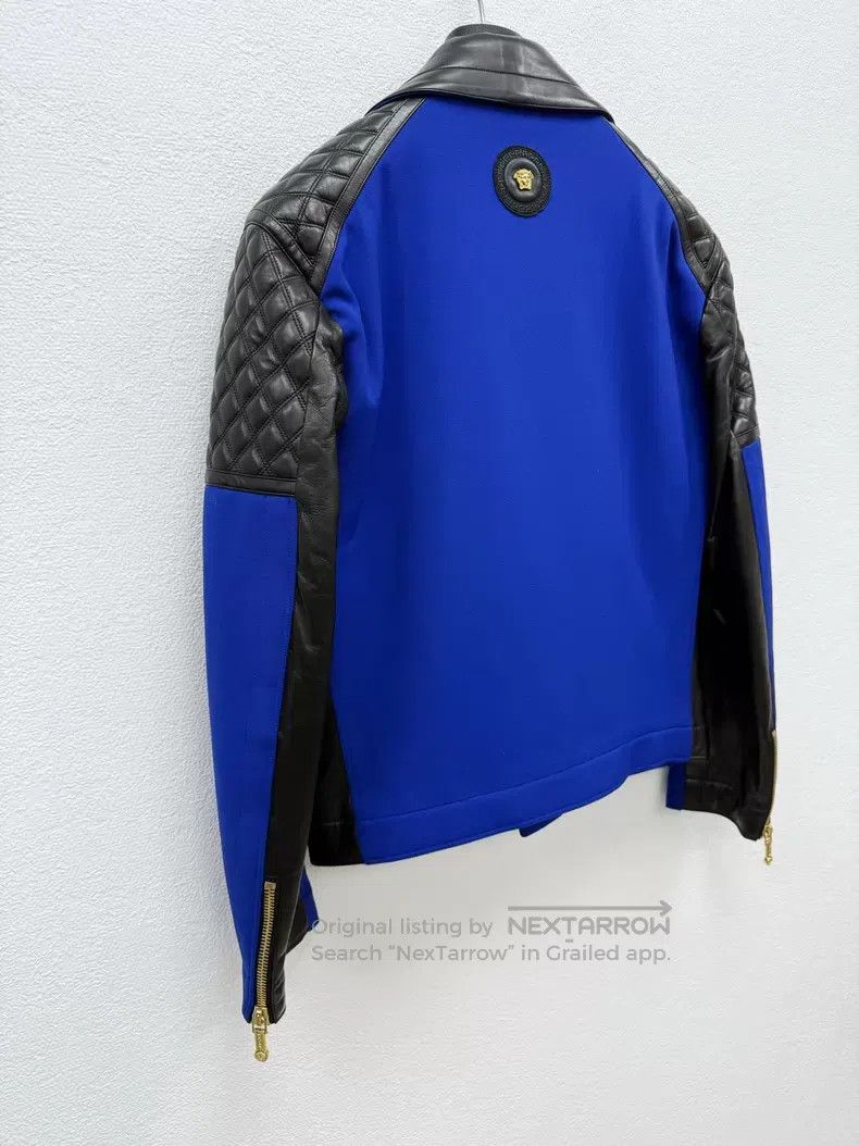 Versace Versace Main line wool blend patchwork cotton jacket Size US S / EU 44-46 / 1 - 4 Thumbnail