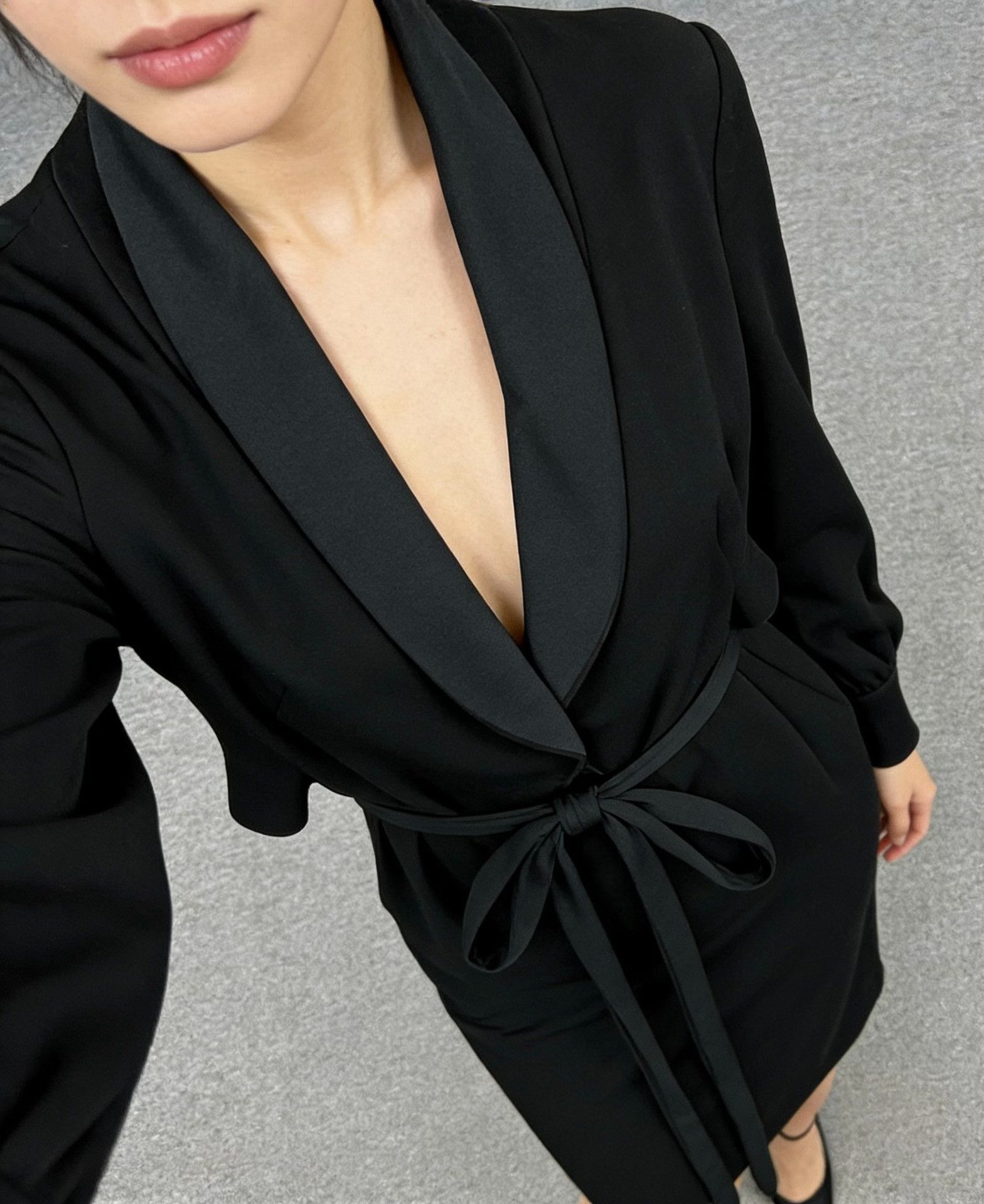 Saint Laurent Paris Saint Laurent YSL Long Belted Dress Size M / US 6-8 / IT 42-44 - 1 Thumbnail