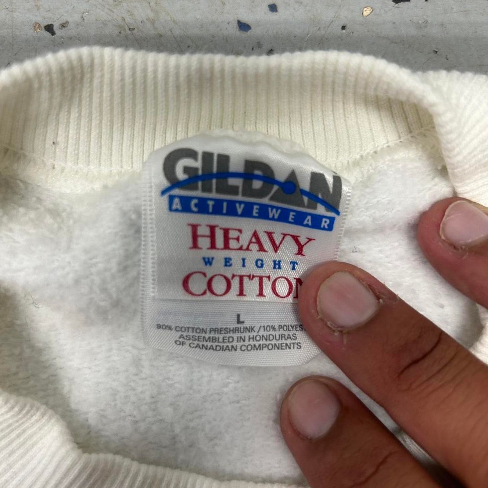 Gildan VTG 1999 Outrageous Joy crewneck sweatshirt Size L / US 10 / IT 46 - 5 Thumbnail