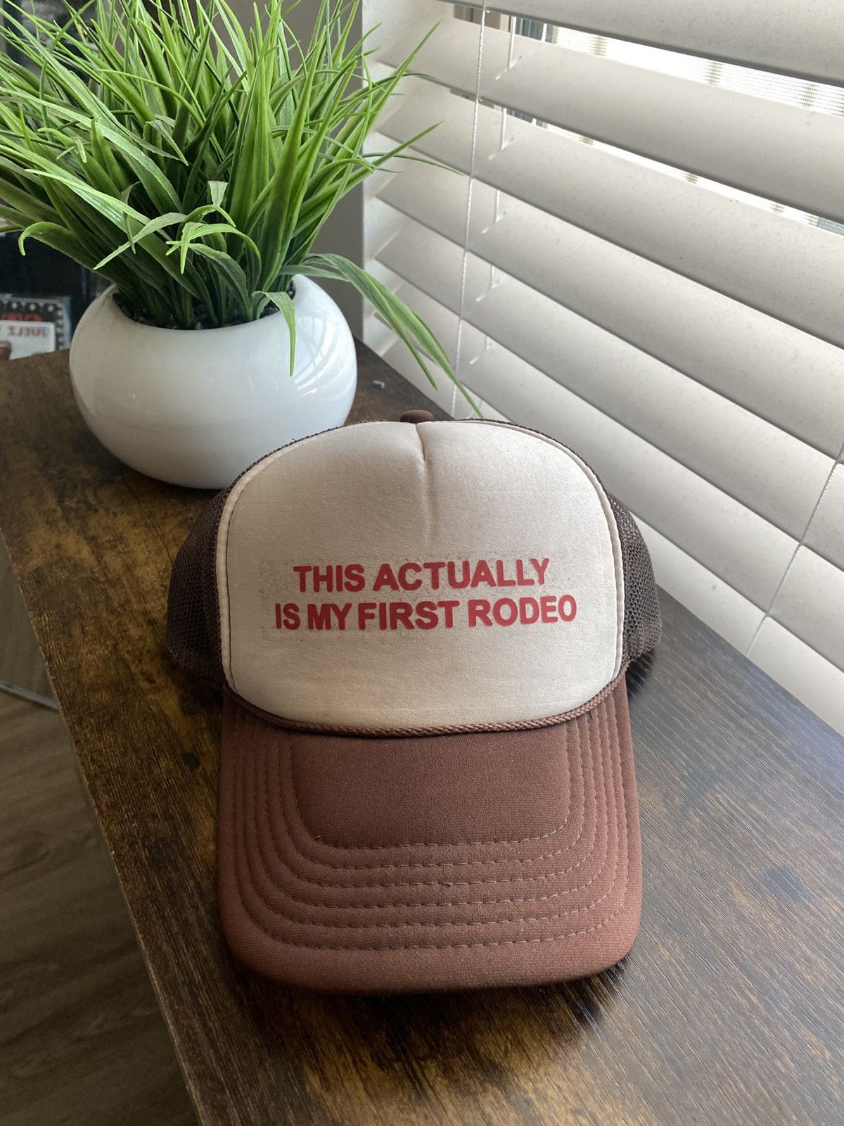 Other Funny This Actually is My First Rodeo Trucker Hat Size ONE SIZE - 1 Thumbnail