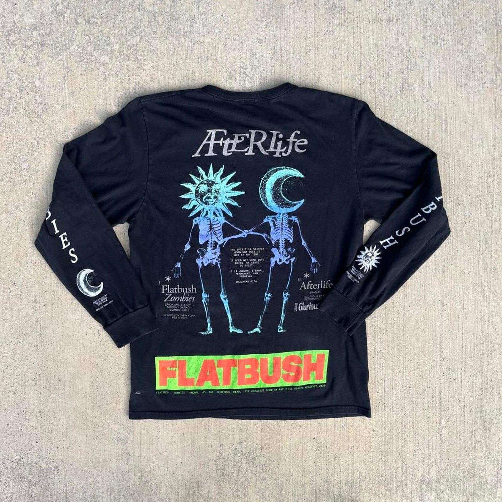 Flatbush Zombies Afterlife Sun & Moon Flatbush Zombies Long Sleeve FBZ Size US M / EU 48-50 / 2 - 1 Thumbnail