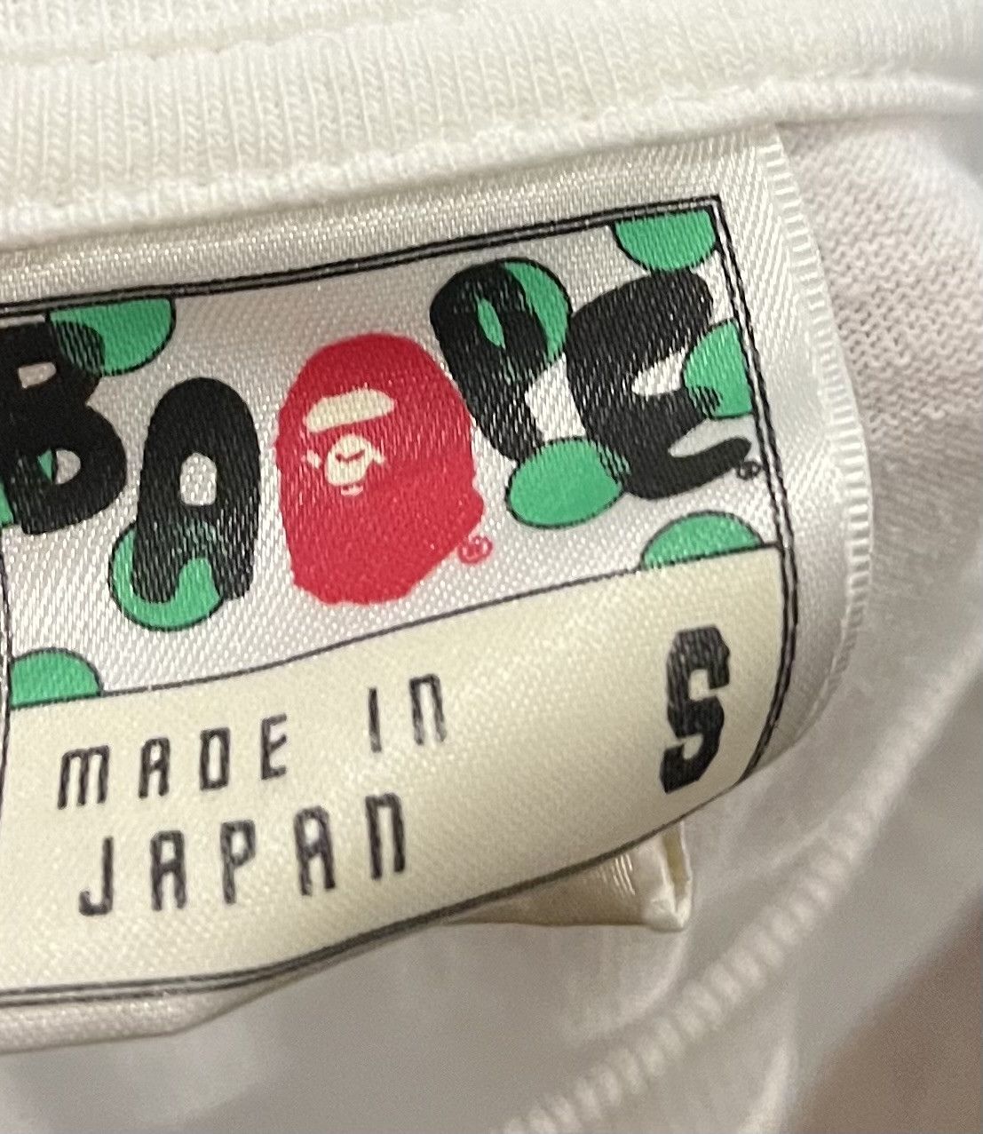 Bape Bape camo logo tee shirt Size US S / EU 44-46 / 1 - 4 Thumbnail