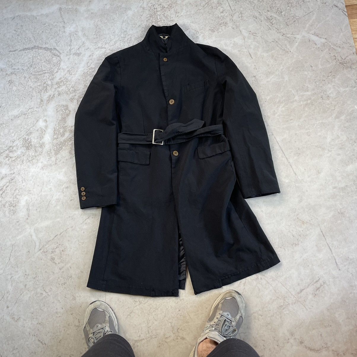 Comme des Garcons × Comme des Garcons Homme Plus Comme Des Garcons 90s Japan Dyed Trench Coat Jacket Size L / US 10 / IT 46 - 3 Thumbnail