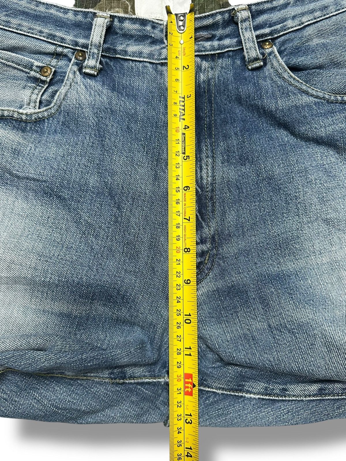 Japanese Brand Complete Finesse Japan Distressed Selvage Jeans With Faded Size US 33 - 22 Thumbnail