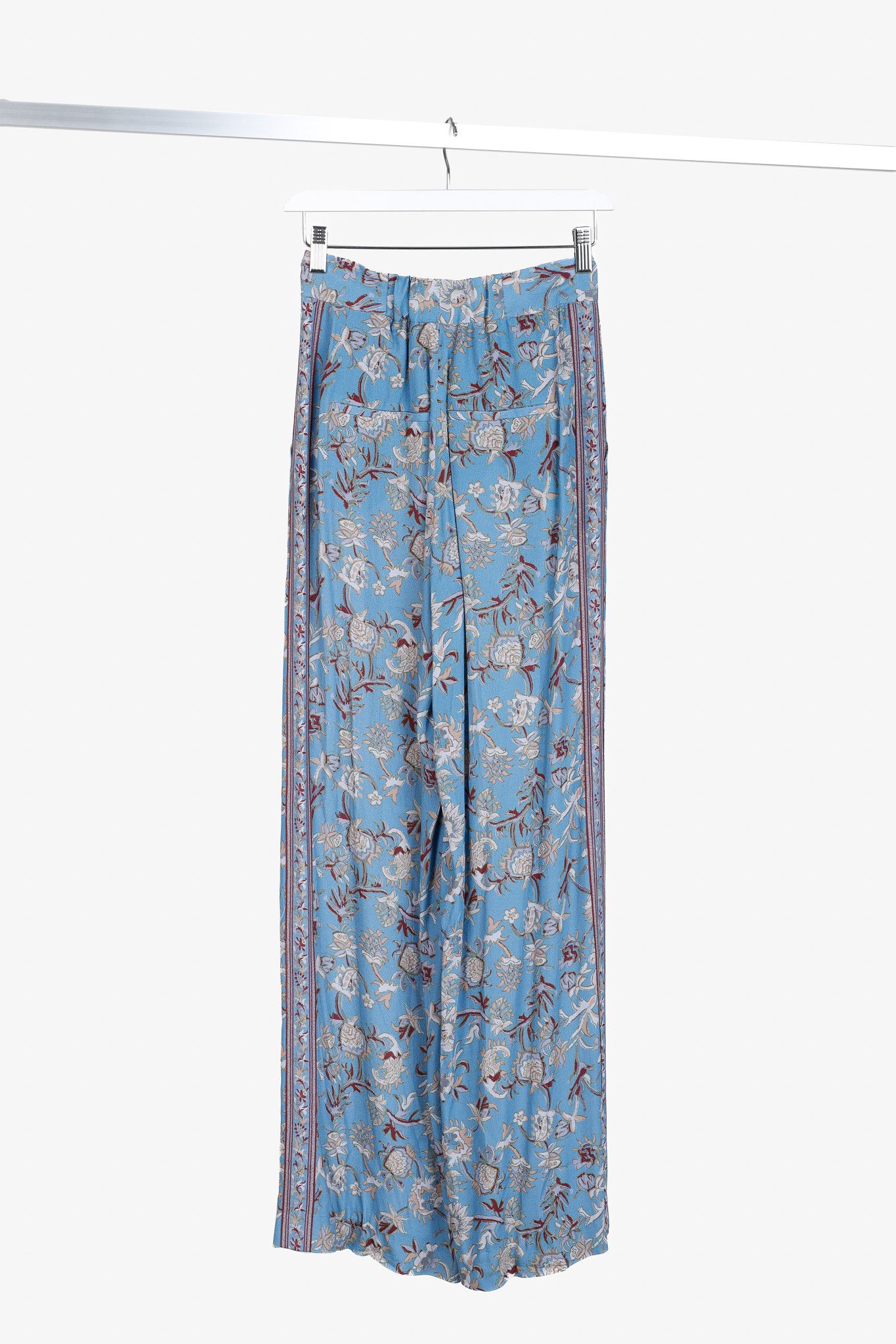 Veronica Beard Veronica Beard Pomeline Floral-Print Crepe de Chine Pants Size 25" / US 0 / IT 36 - 2 Thumbnail
