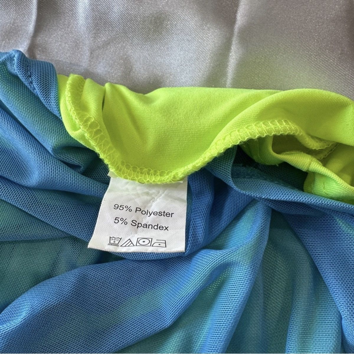 Shein Blue Green Dress Size M / US 6-8 / IT 42-44 - 7 Thumbnail